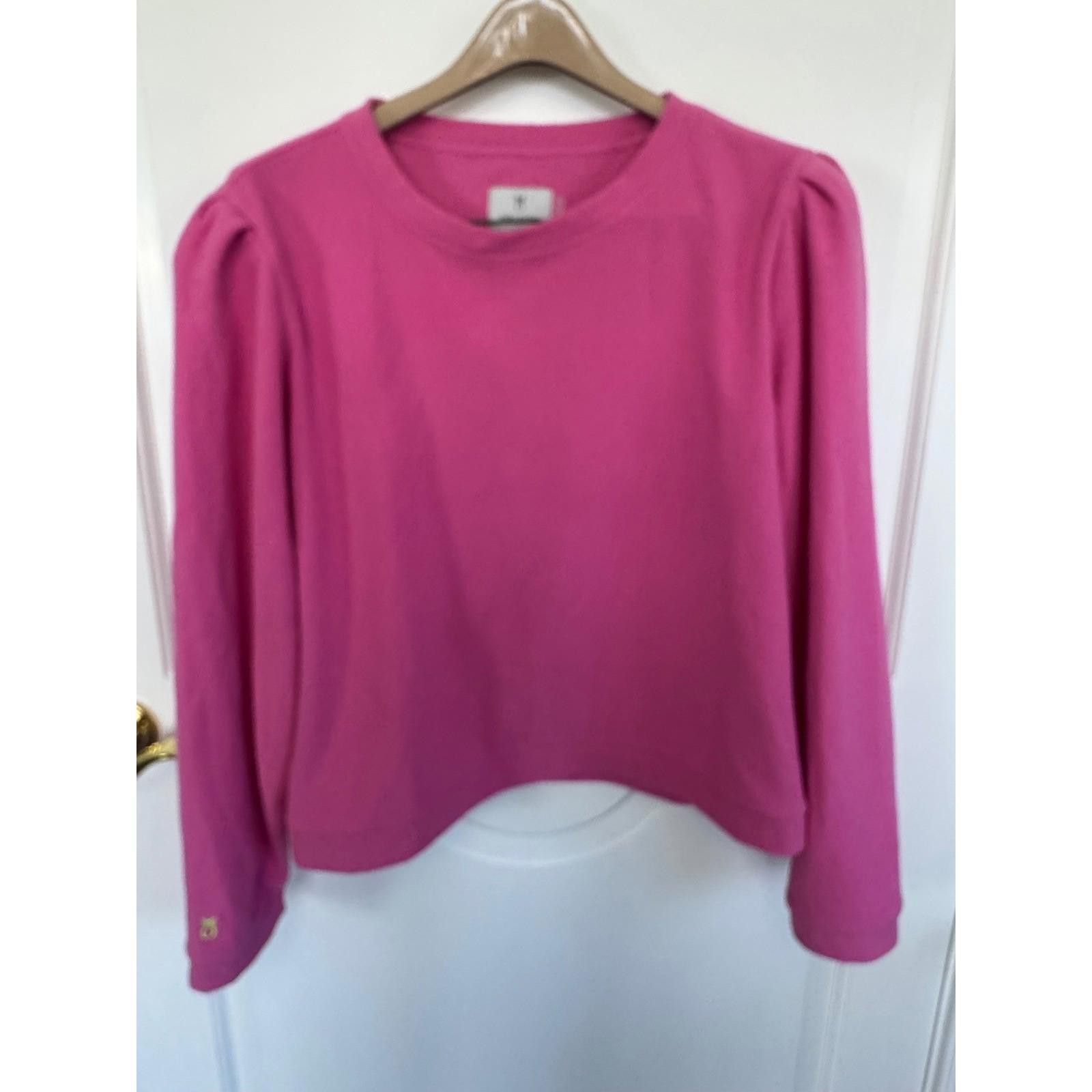 Other Dudley Stephens Pink Fleece Puff Sleeve Sweatshirt XXL Size XXL / US 16-18 / IT 52-54 - 7 Thumbnail