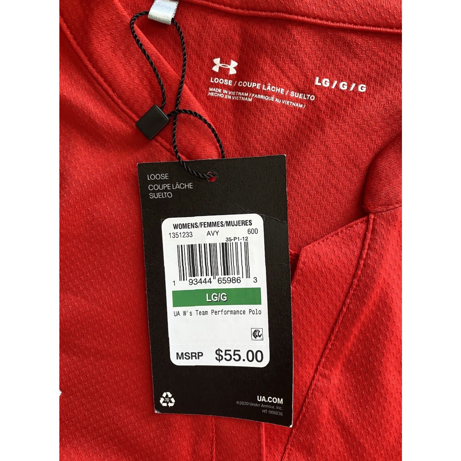 Under Armour VINTAGE Under Armour Red Shirt USA Boxing States Womens LG/G T-Shirt Size L / US 10 / IT 46 - 6 Thumbnail