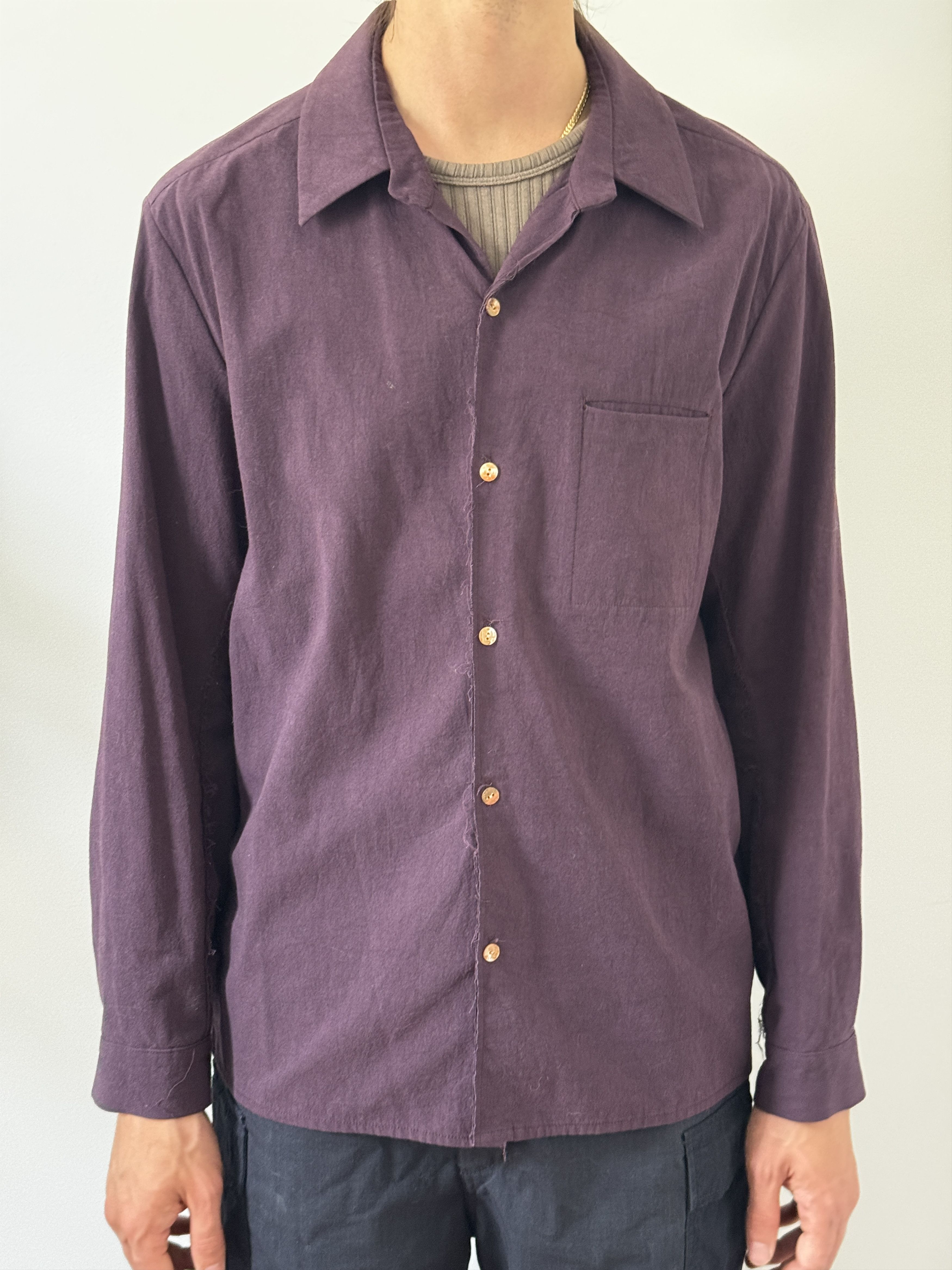 Individual Sentiments MADE IN JAPAN. LUXARY DRESS SHIRT DISTRESSED Size US M / EU 48-50 / 2 - 1 Thumbnail