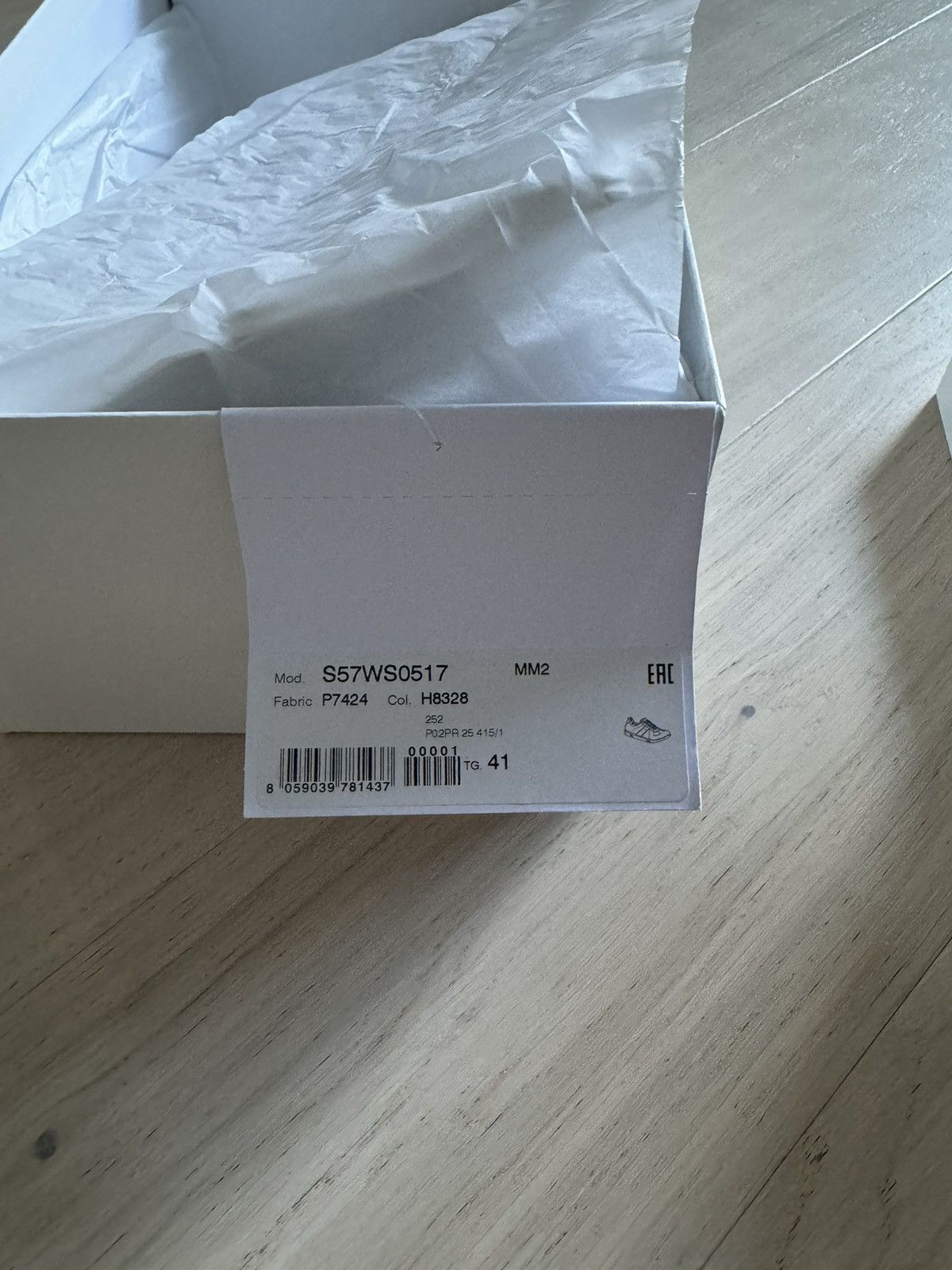 Maison Margiela Maison Margiela Cracked Leather Replica Sneakers Size US 8 / EU 41 - 10 Thumbnail