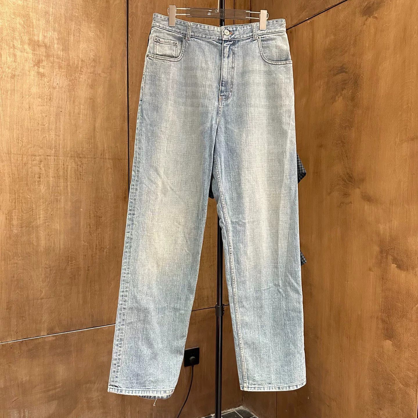 Balenciaga Balenciaga Two-in-One Washed Wide-Leg Jeans Size US 30 / EU 46 - 1 Thumbnail