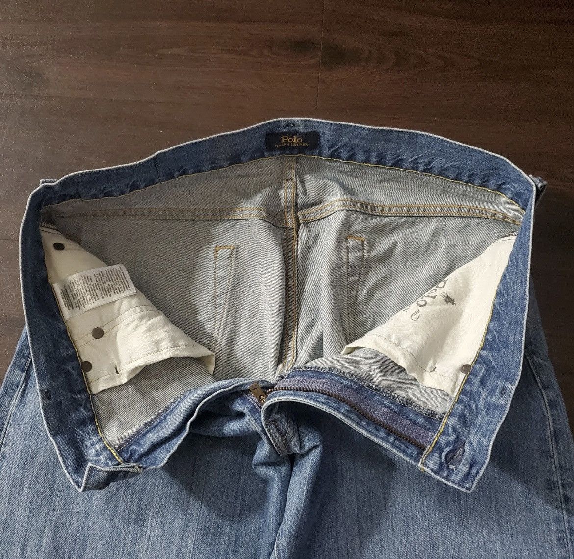 Polo Ralph Lauren Polo Ralph Lauren Jeans 34x30 Straight Fit Blue Denim Light Size US 34 / EU 50 - 4 Thumbnail