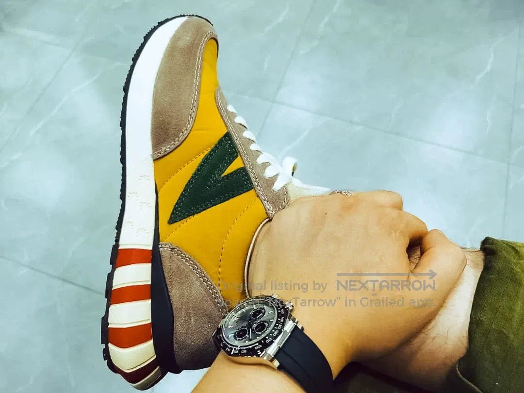 visvim attica mustard sneaker shoes.