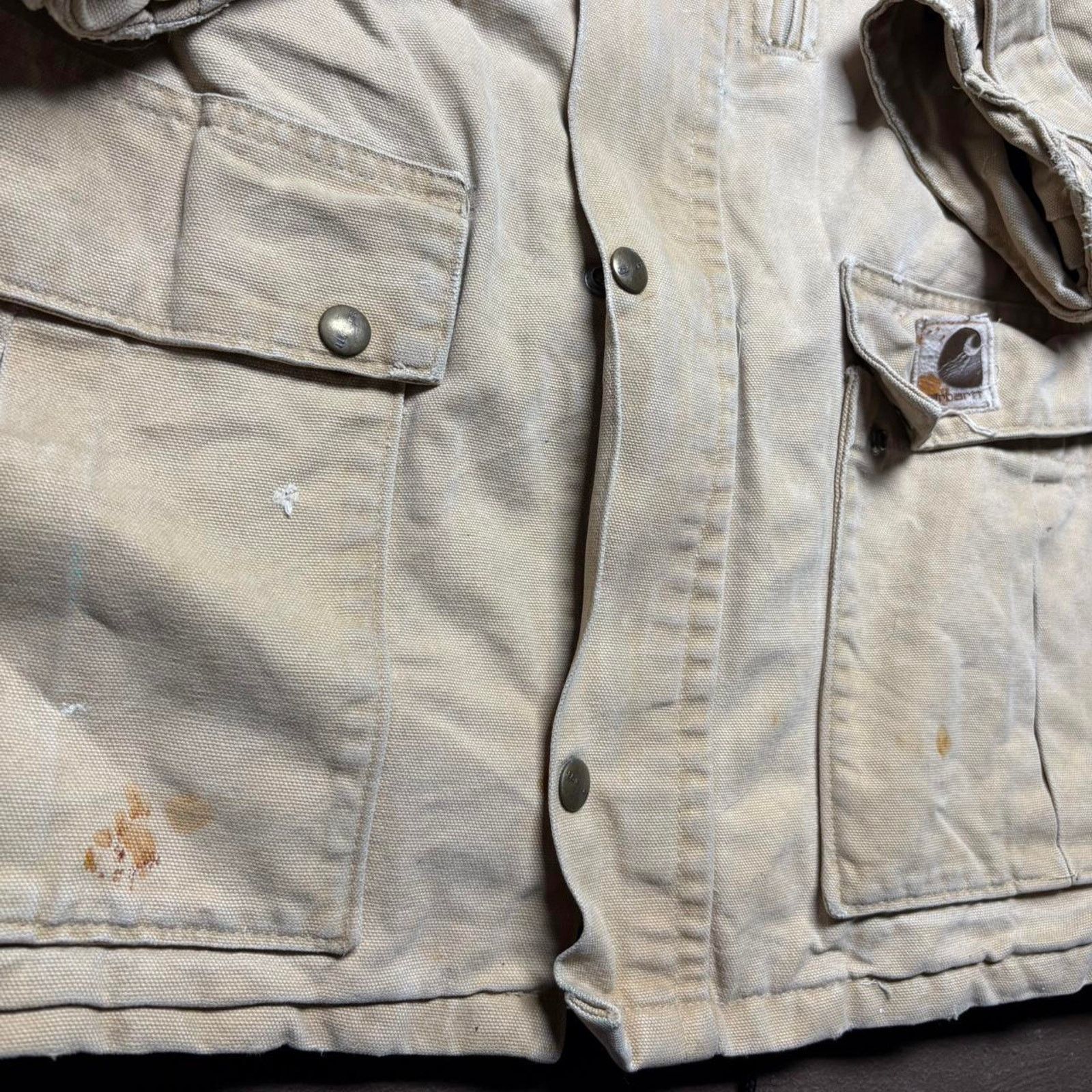 Carhartt Vintage Carhartt RN-14806 Blanket Lined Work Jacket Size US XL / EU 56 / 4 - 2 Thumbnail