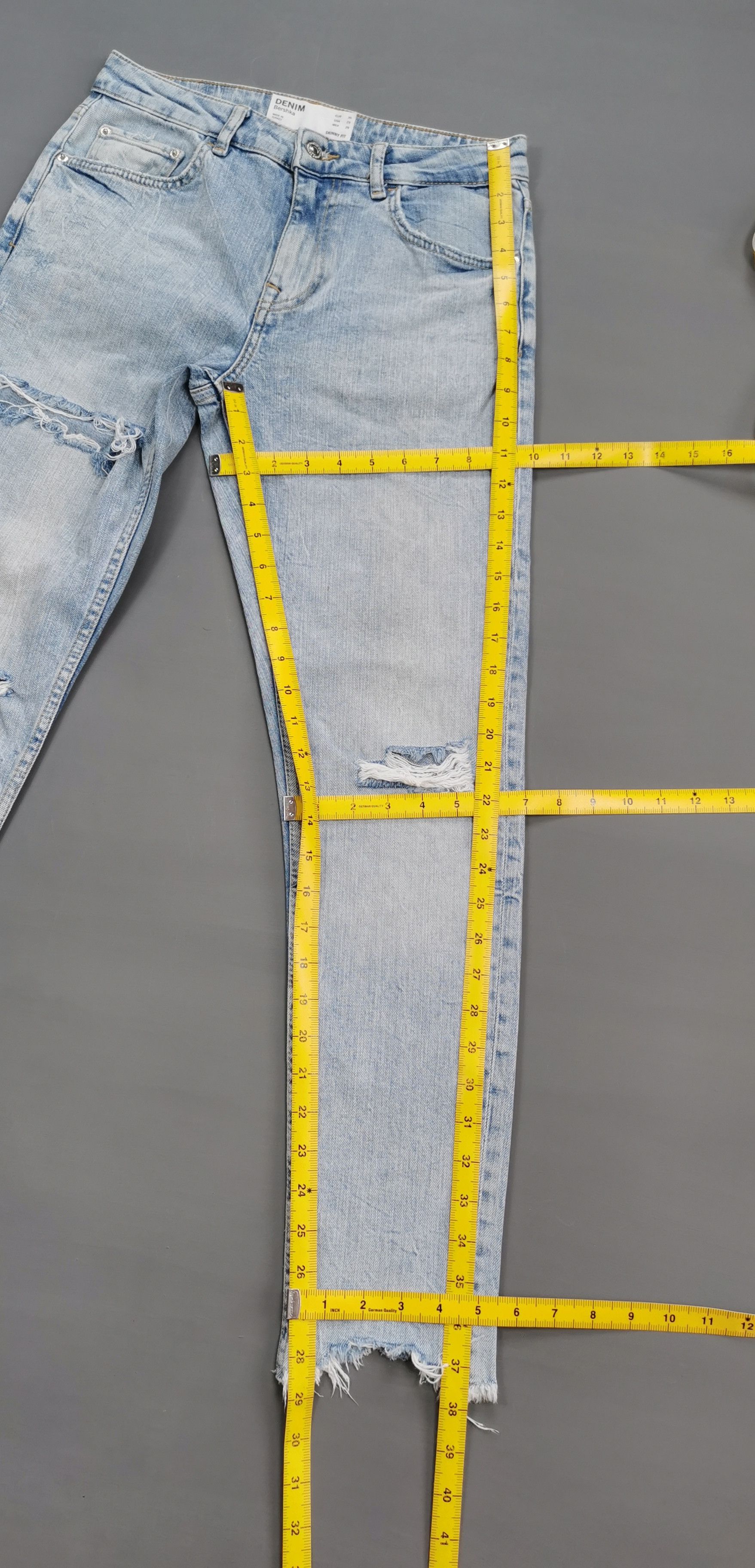 Bershka Bershka Ripped Skinny Fit Stretchable Jeans Size US 29 - 7 Thumbnail