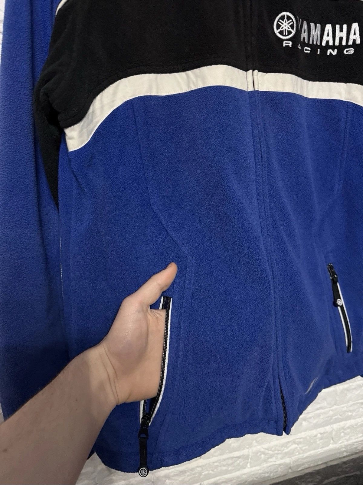 Yamaha Yamaha Racing Paddock Fleece Bomber Jacket Huge Logos Size US L / EU 52-54 / 3 - 4 Thumbnail