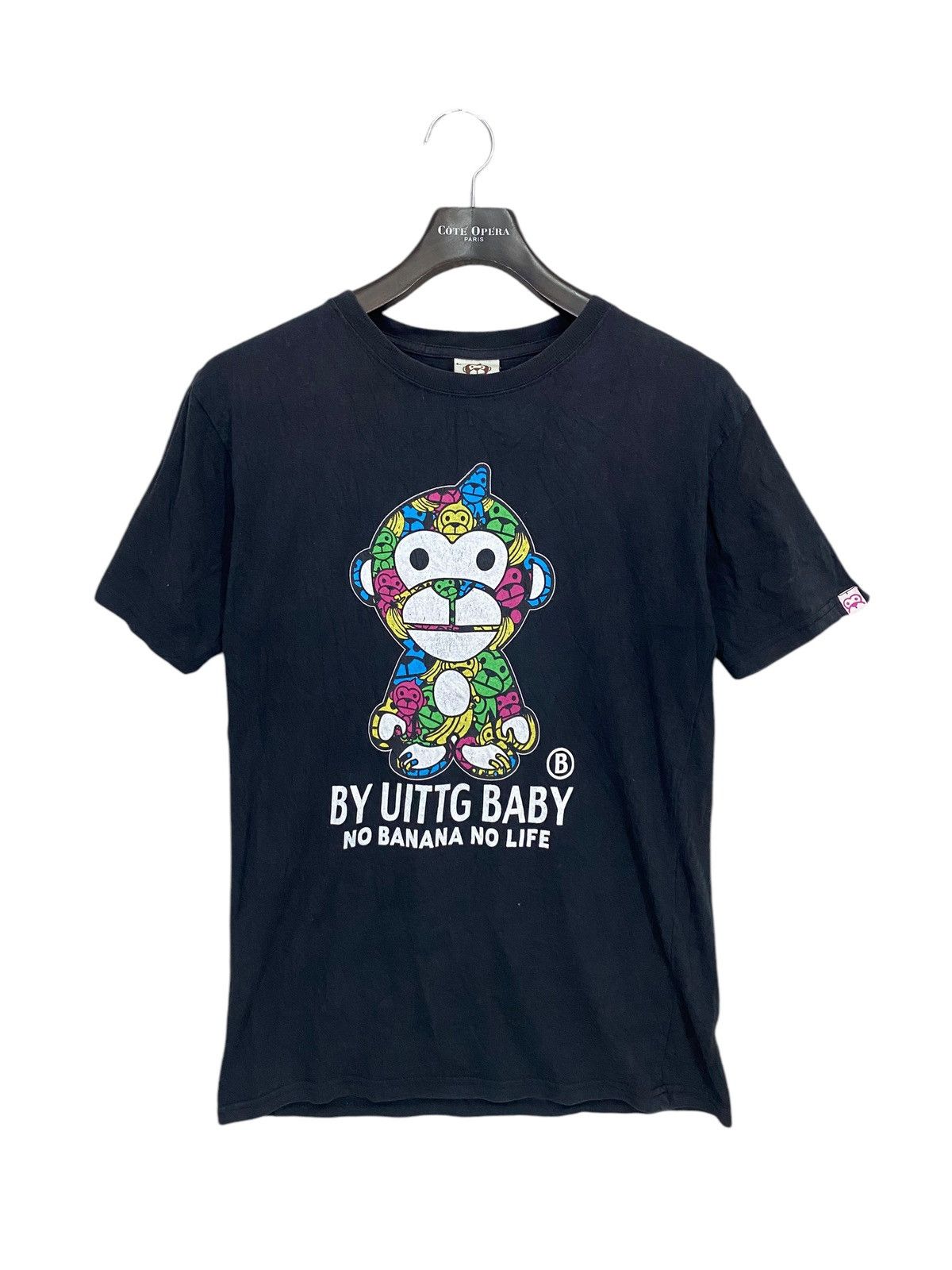 Japanese Brand × Vintage By uittg baby no banana no life tshirt baby milo style sZ L Size US L / EU 52-54 / 3 - 1 Thumbnail