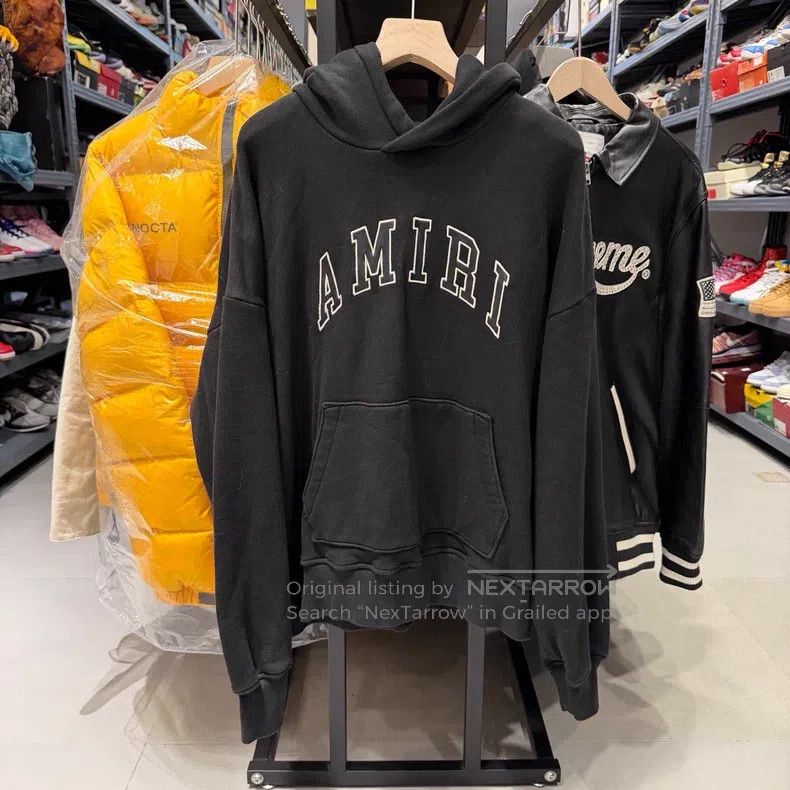 Amiri Amiri Size M Classic logo hooded sweater Size US L / EU 52-54 / 3 - 6 Thumbnail