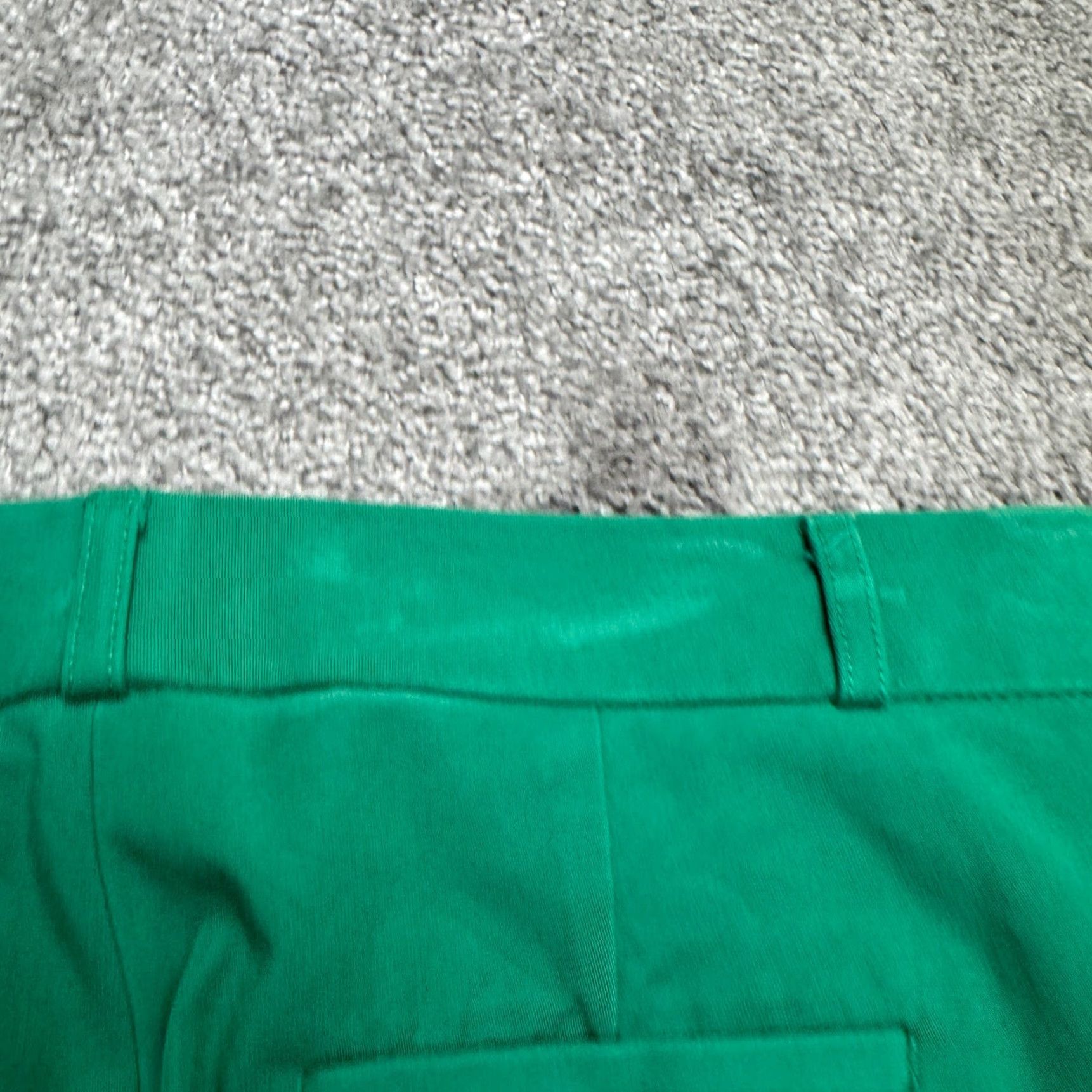 Banana Republic Banana Republic Ryan Straight Pants Womens 0 Green Mid Rise Dress Pants For Women 28x28 Flat Front Cotton Blend Breathable Comfortable Easy Care Size 25" / US 0 / IT 36 - 4 Thumbnail