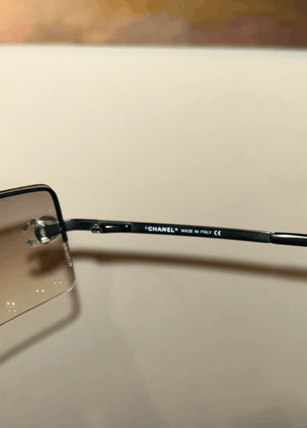 Chanel × Vintage CHANEL Sunglasses 4092-B Rimless Rhinestone 4017 Vintage Size ONE SIZE - 6 Thumbnail