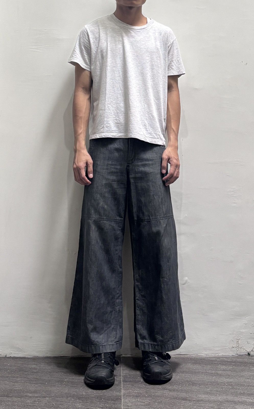Issey Miyake FREE TAX! Wideleg Light Cotton Pants Size US 30 / EU 46 - 1 Thumbnail