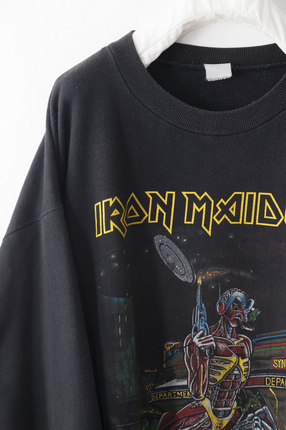 Vintage 1986 Iron Maiden Somewhere In Time sweatshirt Size US L / EU 52-54 / 3 - 2 Thumbnail
