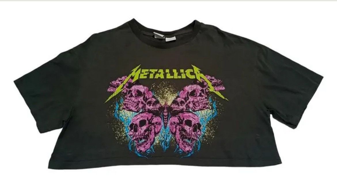 Band Tees Vintage y2k style Metallica Band Tee - Retro Style crop top Size S / US 4 / IT 40 - 1 Thumbnail