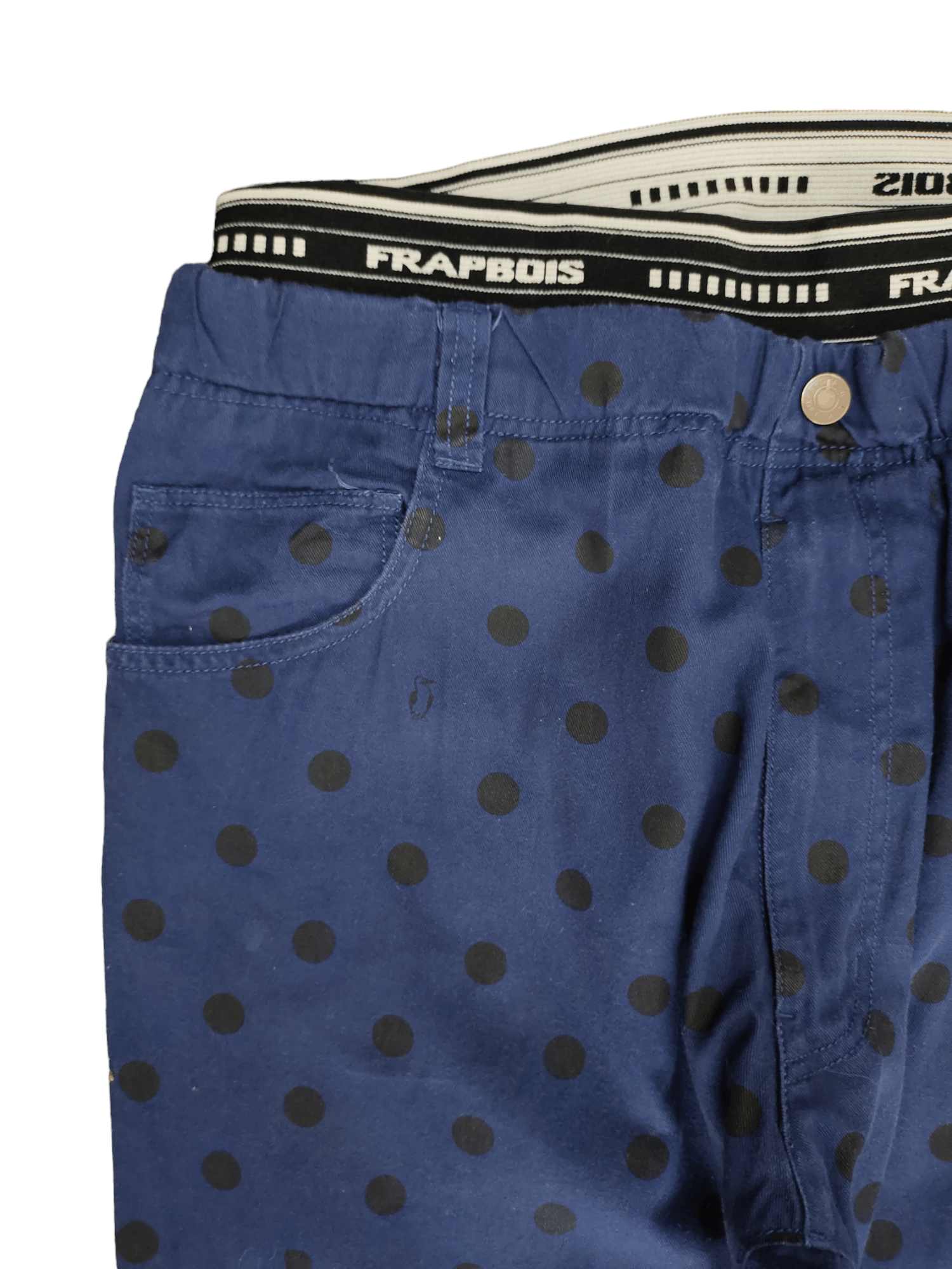 Issey Miyake Frapbois By Issey Miyake Double Waist Polkadot Pants Ppfm Size US 33 - 12 Thumbnail