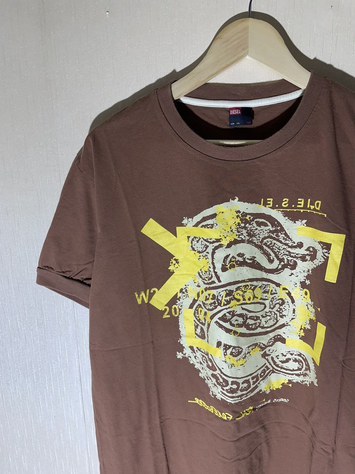 Diesel × Vintage Diesel vintage streetwear T shirt 90s Size US XXL / EU 58 / 5 - 3 Thumbnail