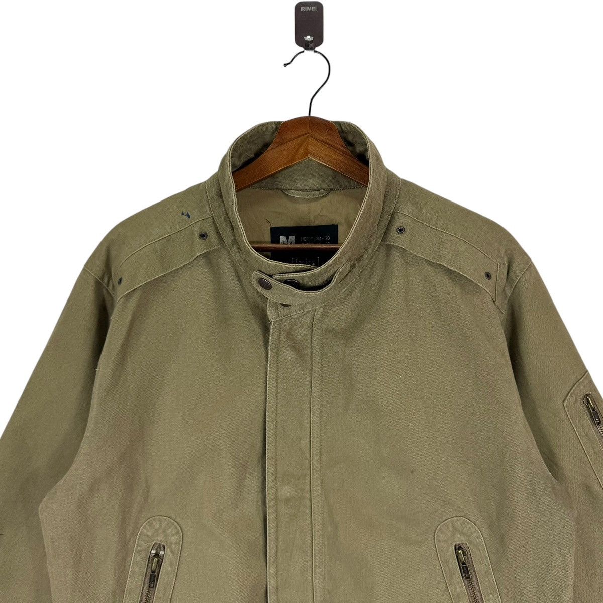 Japanese Brand × Perks And Mini VINTAGE [IXI:Z] INDIVIDUALS BASIC CANVAS DENIM BOMBER JACKET Size US M / EU 48-50 / 2 - 4 Thumbnail