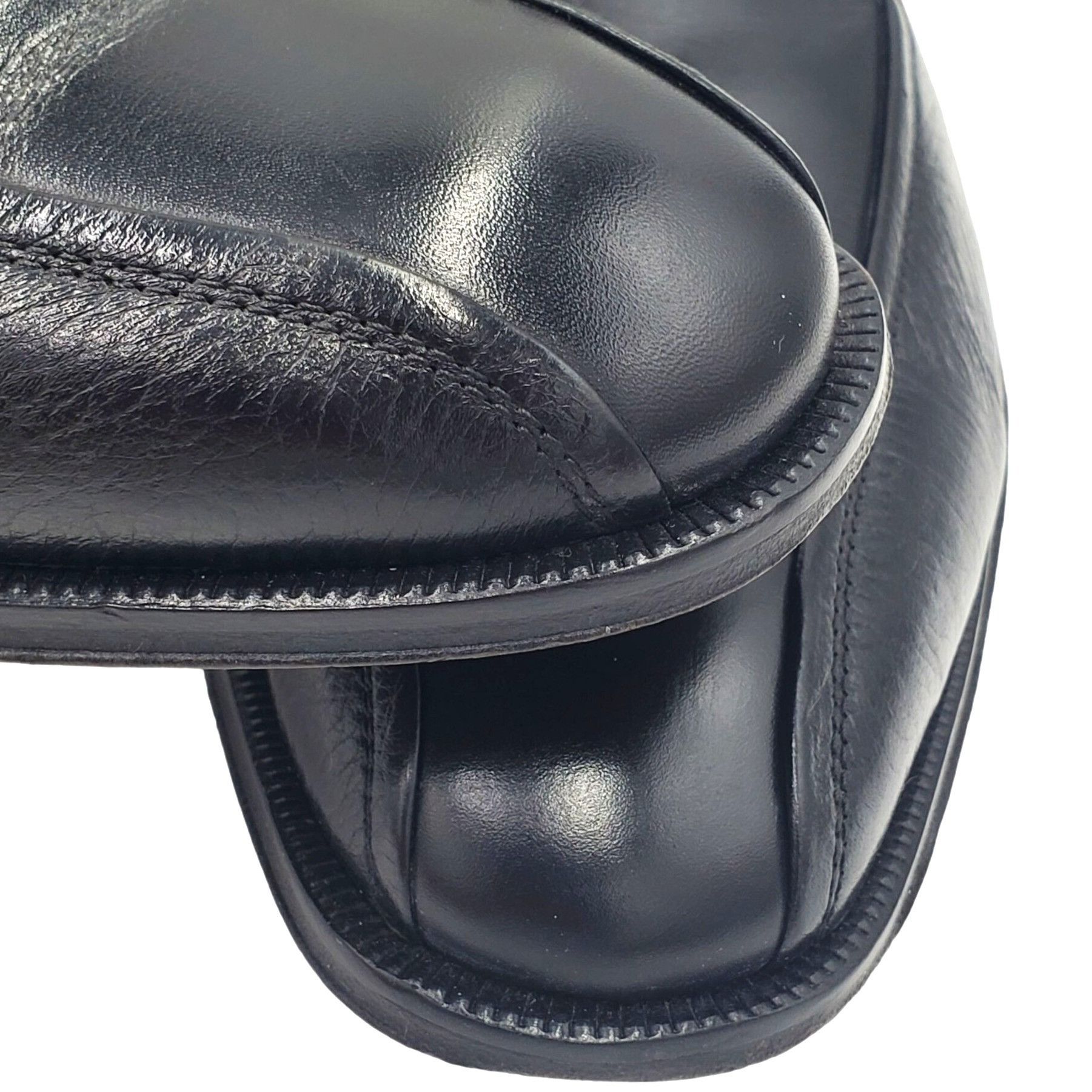 Magnanni Spain Magnanni Men's size 10 Black Leather Loafer Dress Shoe Size US 10 / EU 43 - 4 Thumbnail