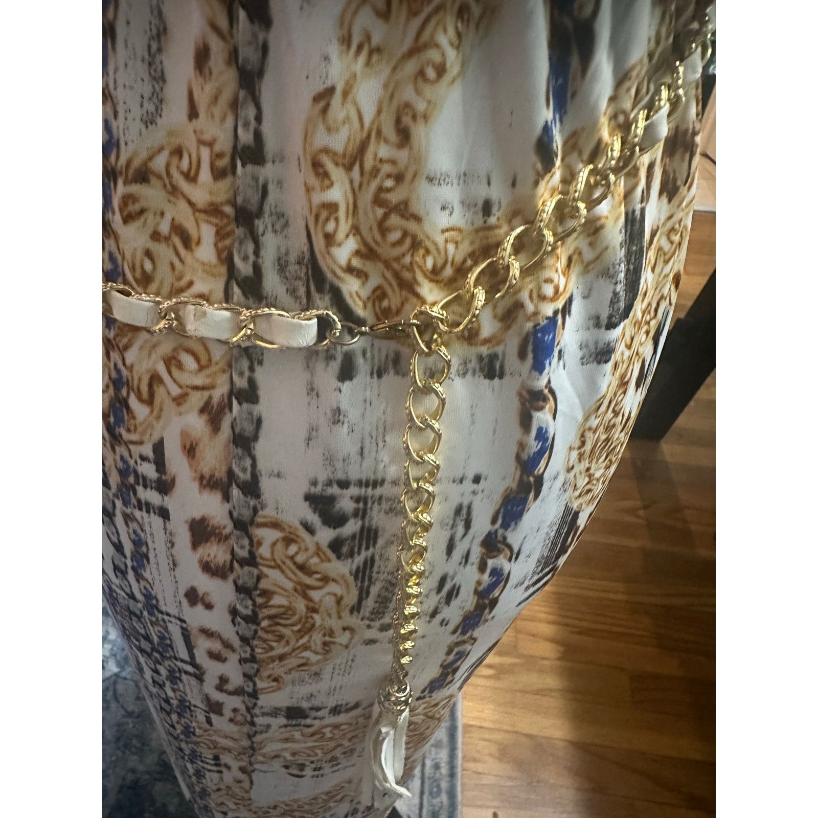 Bebe Bebe Silver and Gold Sequin Wrap Dress Size S / US 4 / IT 40 - 6 Thumbnail