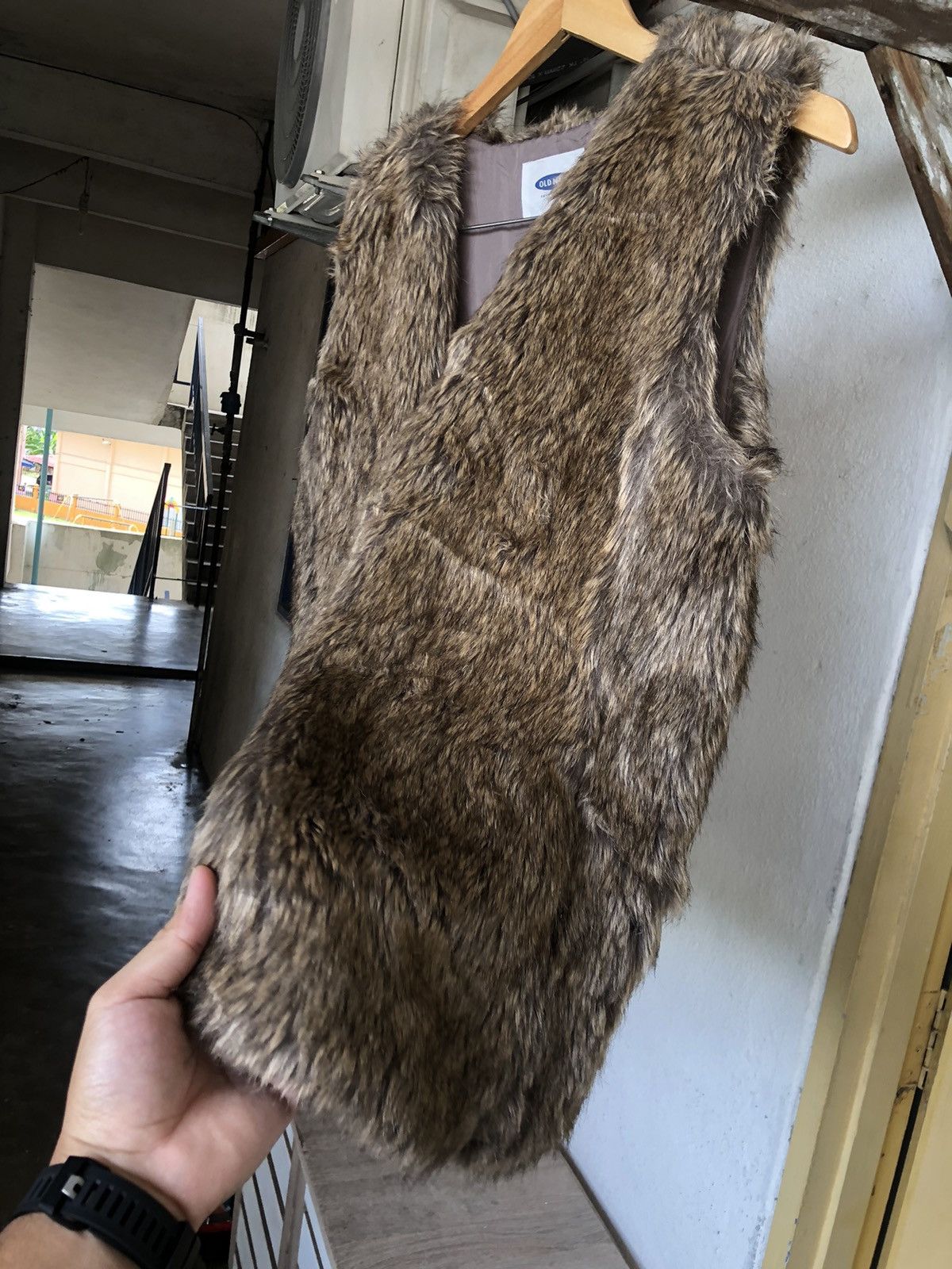 If Six Was Nine Old Navy Faux Fur Punk Vest Brown If Six Was Nine Size US M / EU 48-50 / 2 - 12 Thumbnail