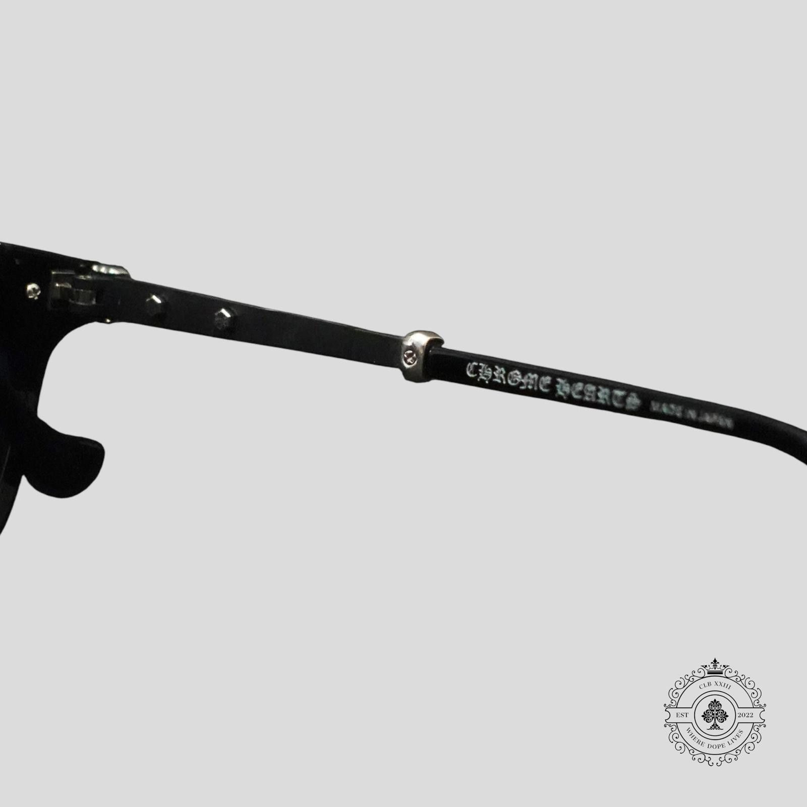 Chrome Hearts Chrome Hearts Titanasluvr Glasses in Black/Silver Size ONE SIZE - 5 Thumbnail