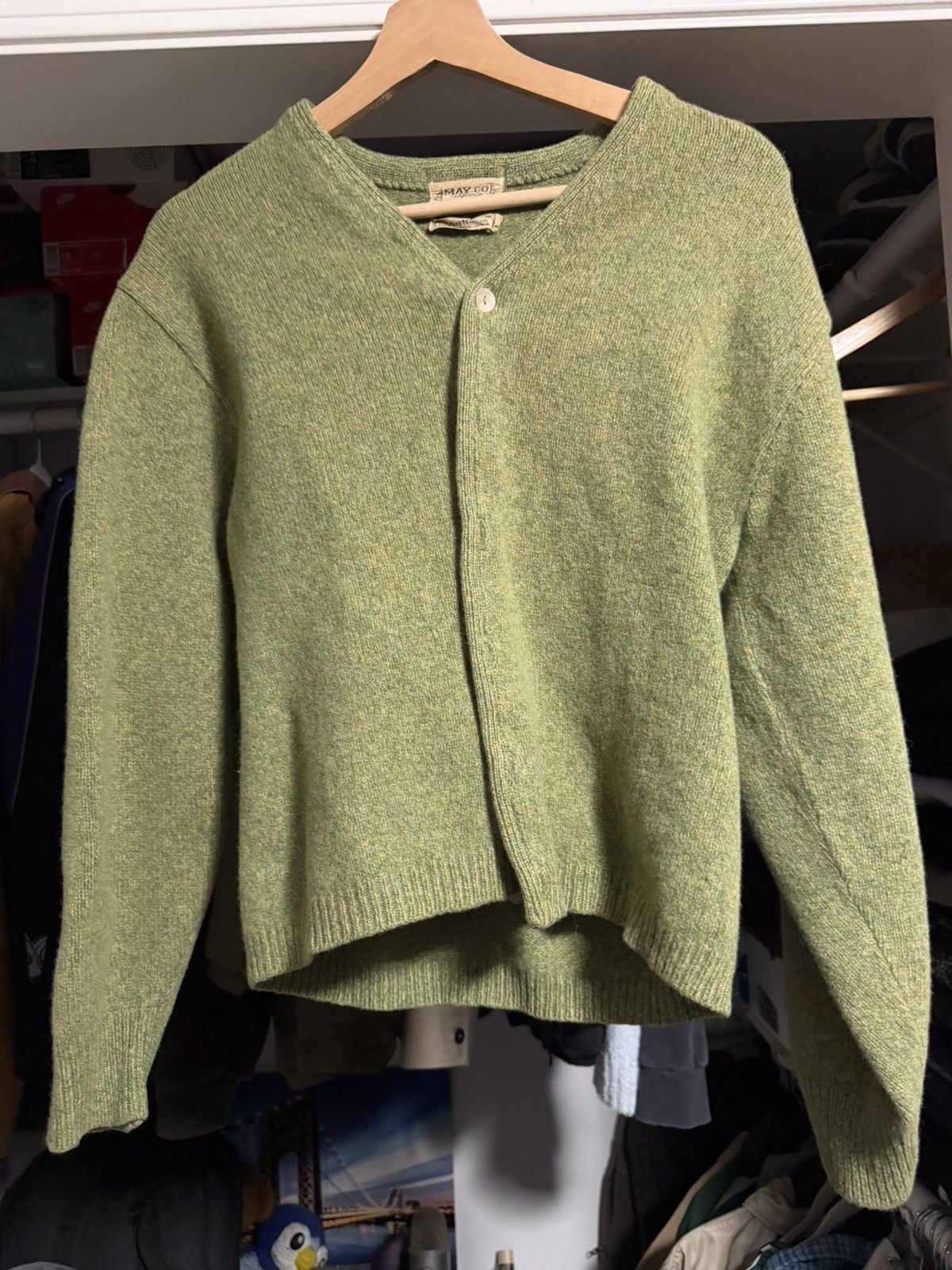 Other Green Cardigan Size L / US 10 / IT 46 - 1 Thumbnail
