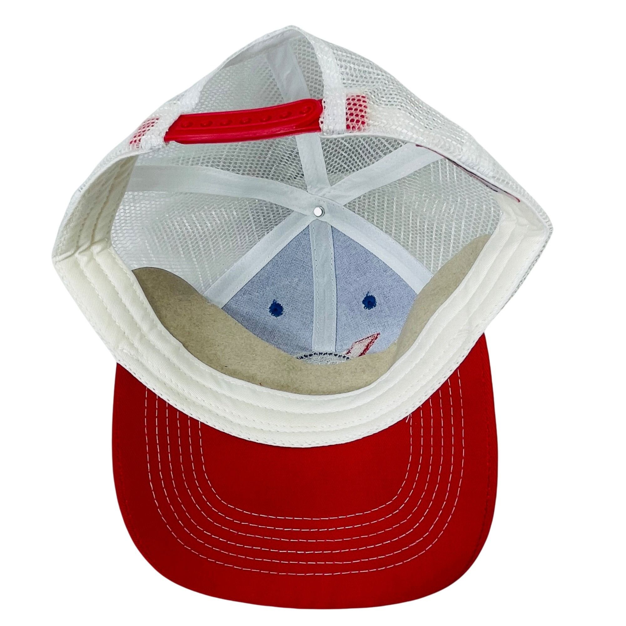 Pabst Blue Ribbon Pabst Blue Ribbon Mesh Trucker Hat Red White & Blue Adjustab Size ONE SIZE - 7 Thumbnail