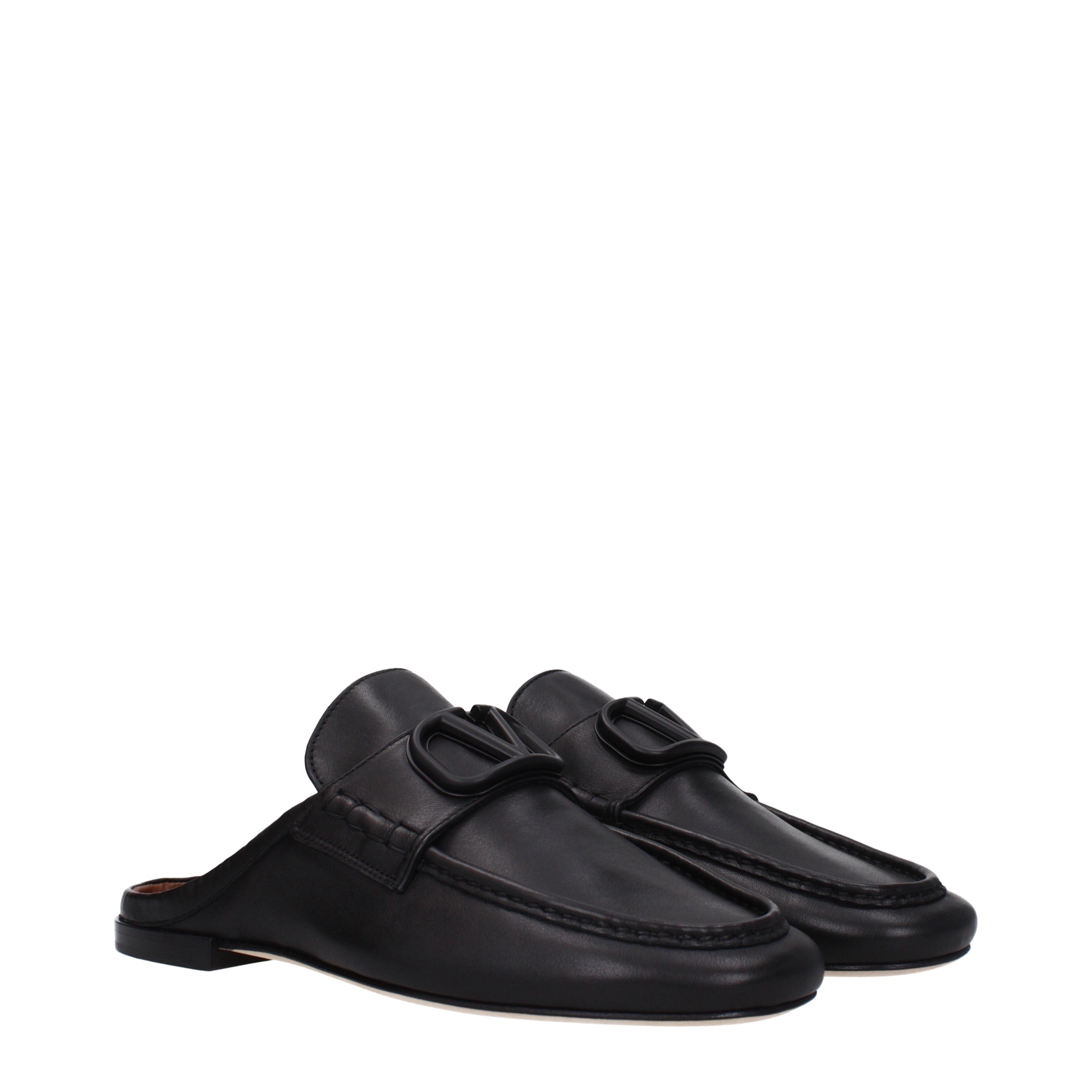 Valentino Slippers in Leather Size US 7 / EU 40 - 1 Thumbnail