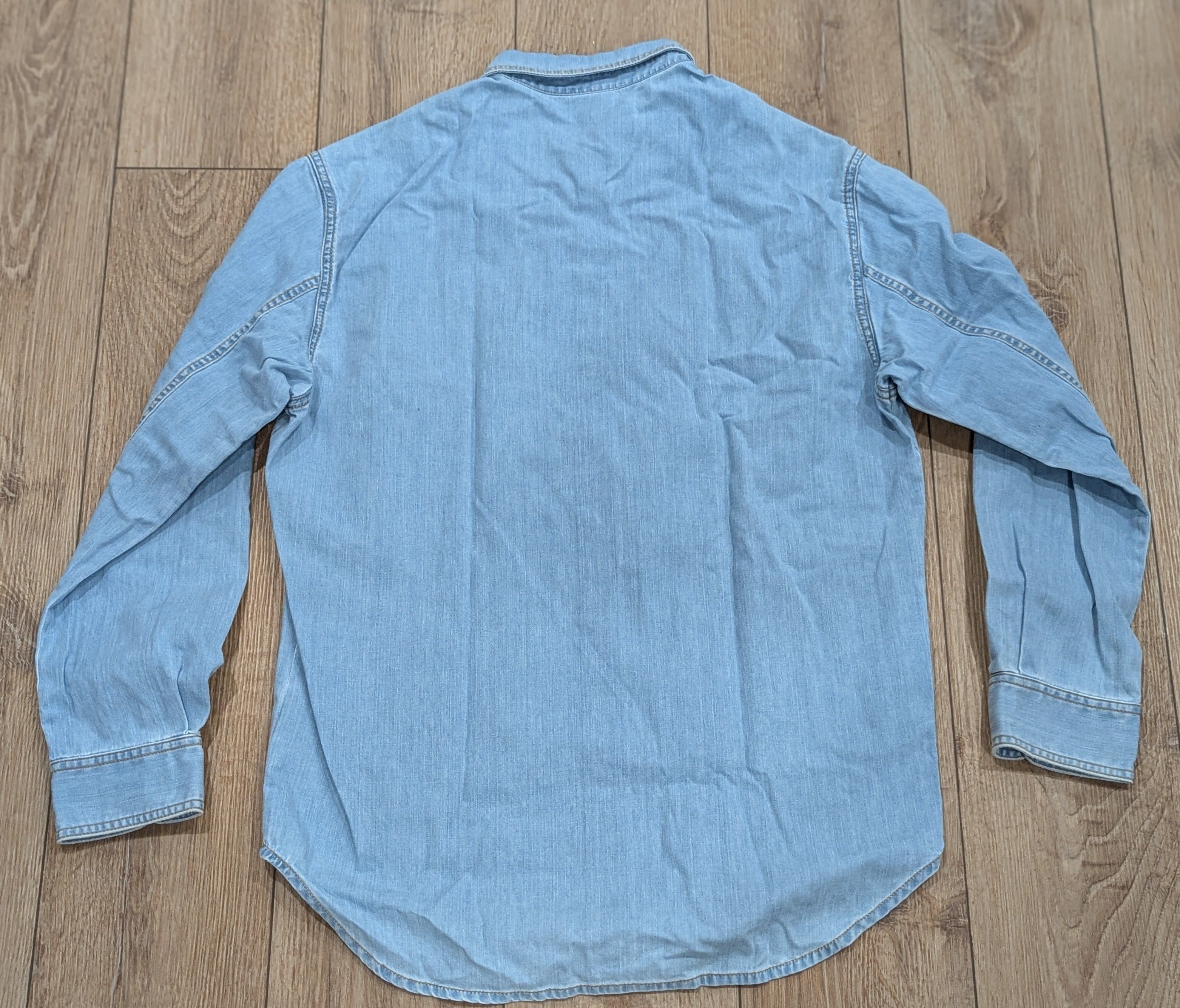Marcelo Burlon Marcelo Burlon Feather Print LS Button Up Shirt Blue Large Size US L / EU 52-54 / 3 - 4 Thumbnail
