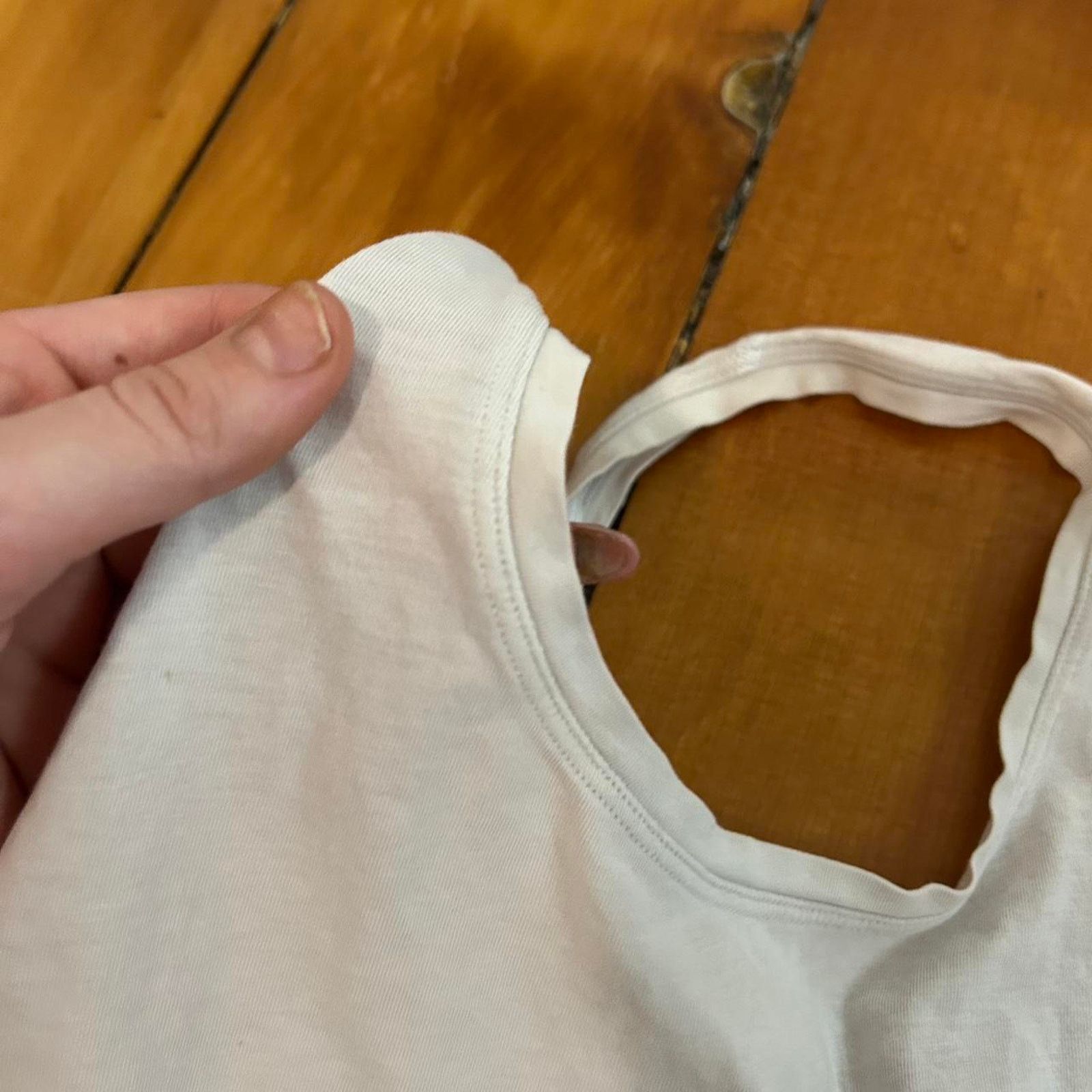 Lululemon White lululemon tank top activewear Size S / US 4 / IT 40 - 4 Thumbnail