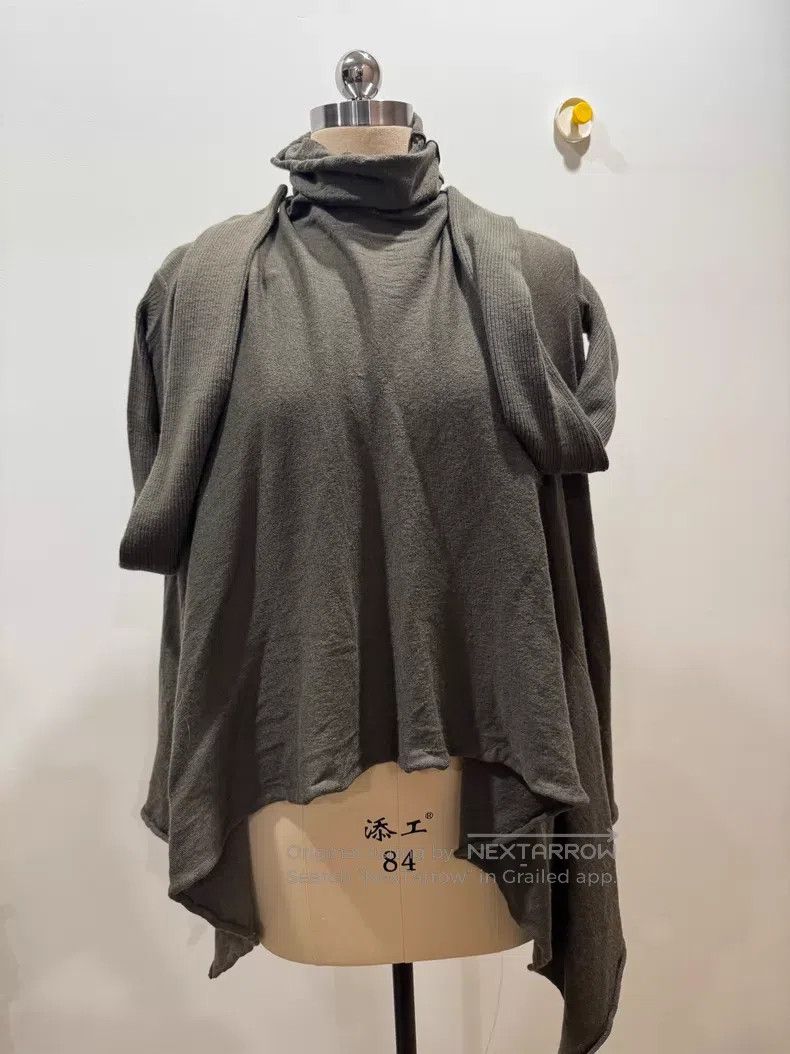 Rick Owens Rick Owens Deconstruction of high collar long sleeves Size S / US 4 / IT 40 - 2 Thumbnail