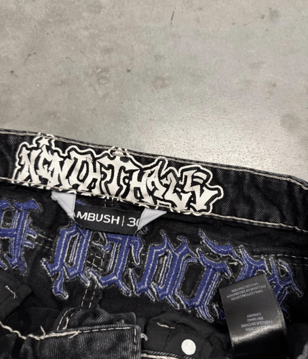 Ninth Hall ninth hall grunge southpole rawblue style baggy jeans Size US 32 / EU 48 - 3 Thumbnail