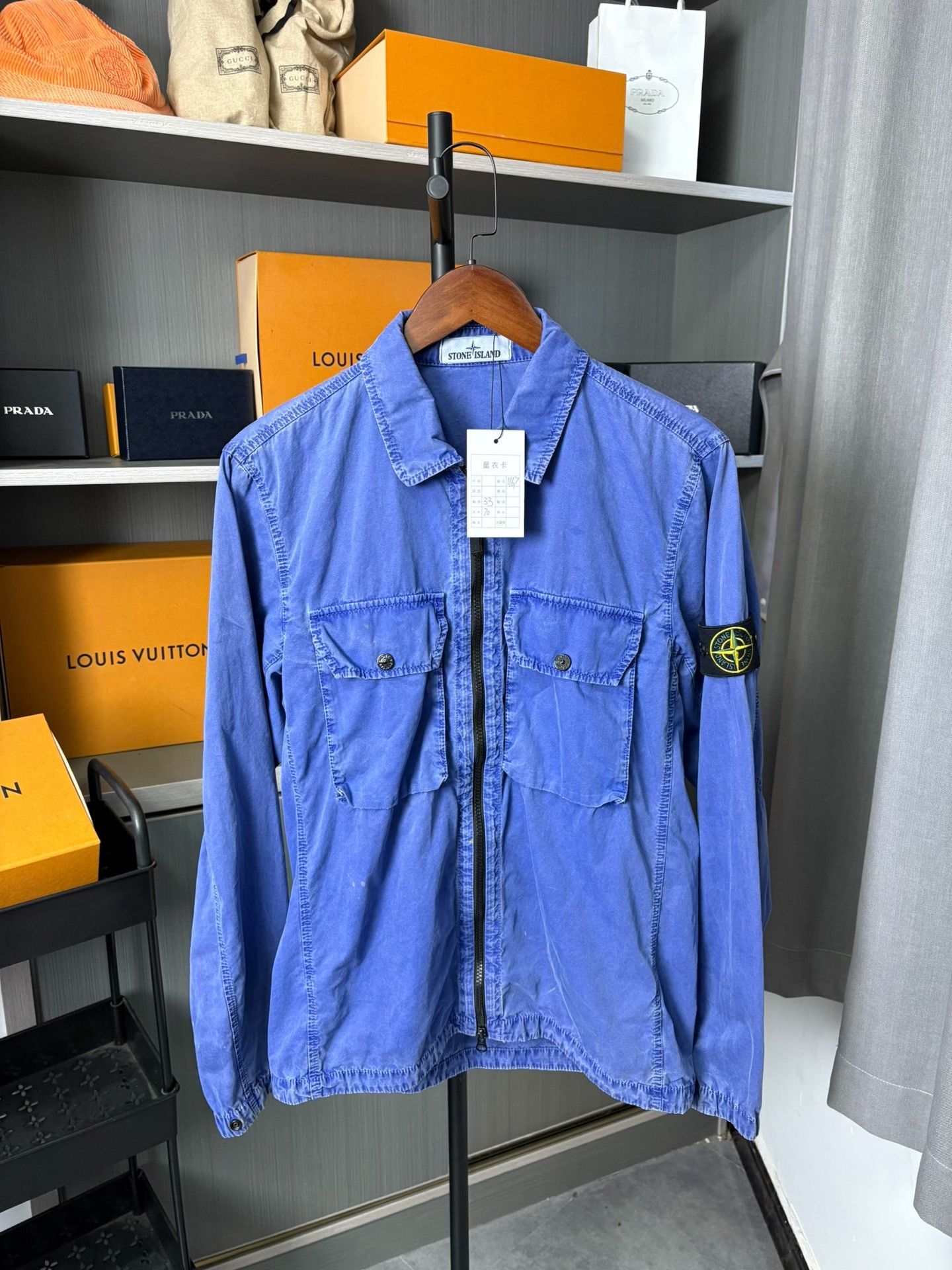 Stone Island Stone Island Blue Light Jacket M Men Size US M / EU 48-50 / 2 - 1 Thumbnail