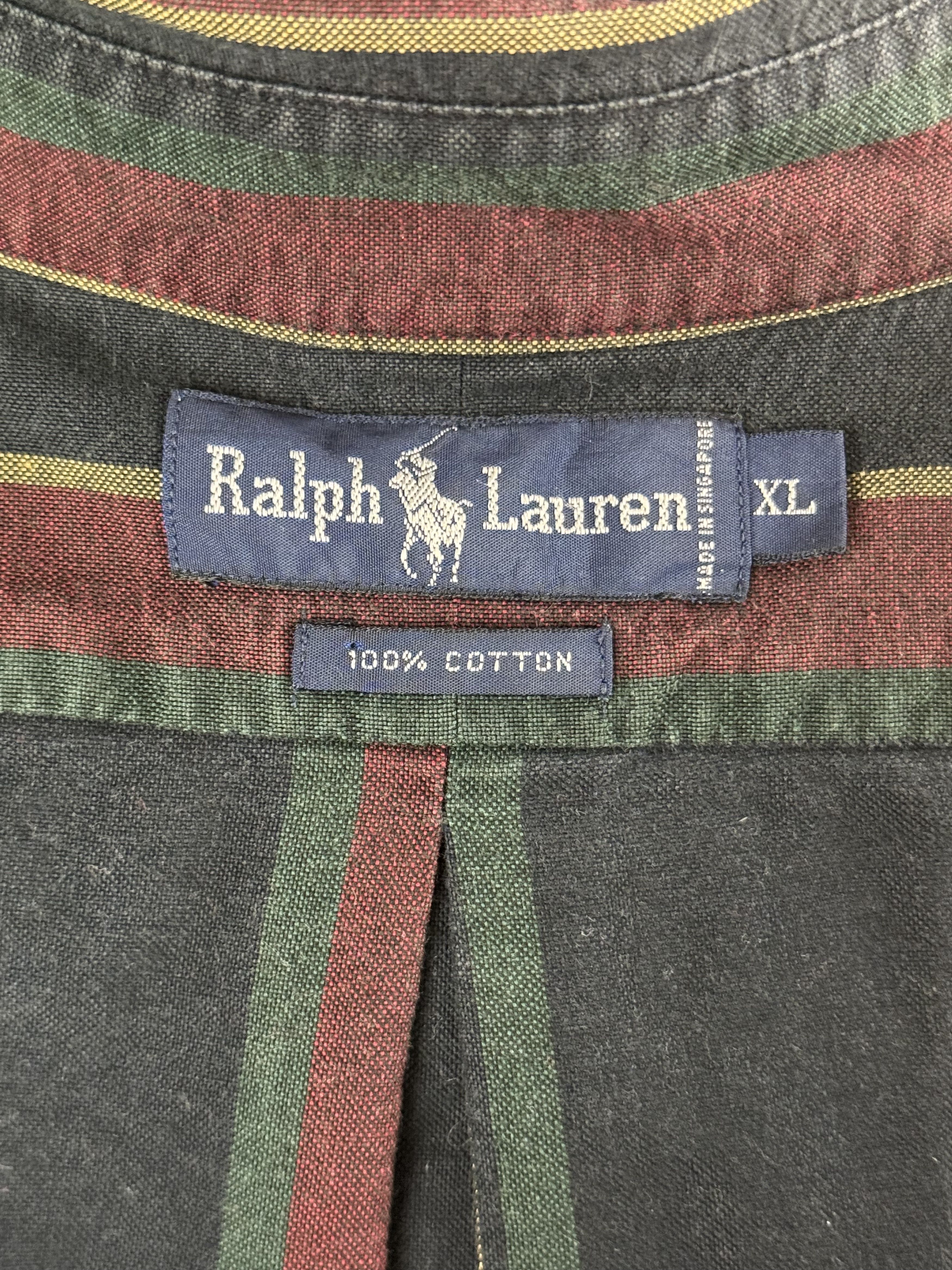 Polo Ralph Lauren VTG 90s Polo Ralph Lauren Blue-Tag Embroidered Crest Logo Size US XL / EU 56 / 4 - 6 Thumbnail