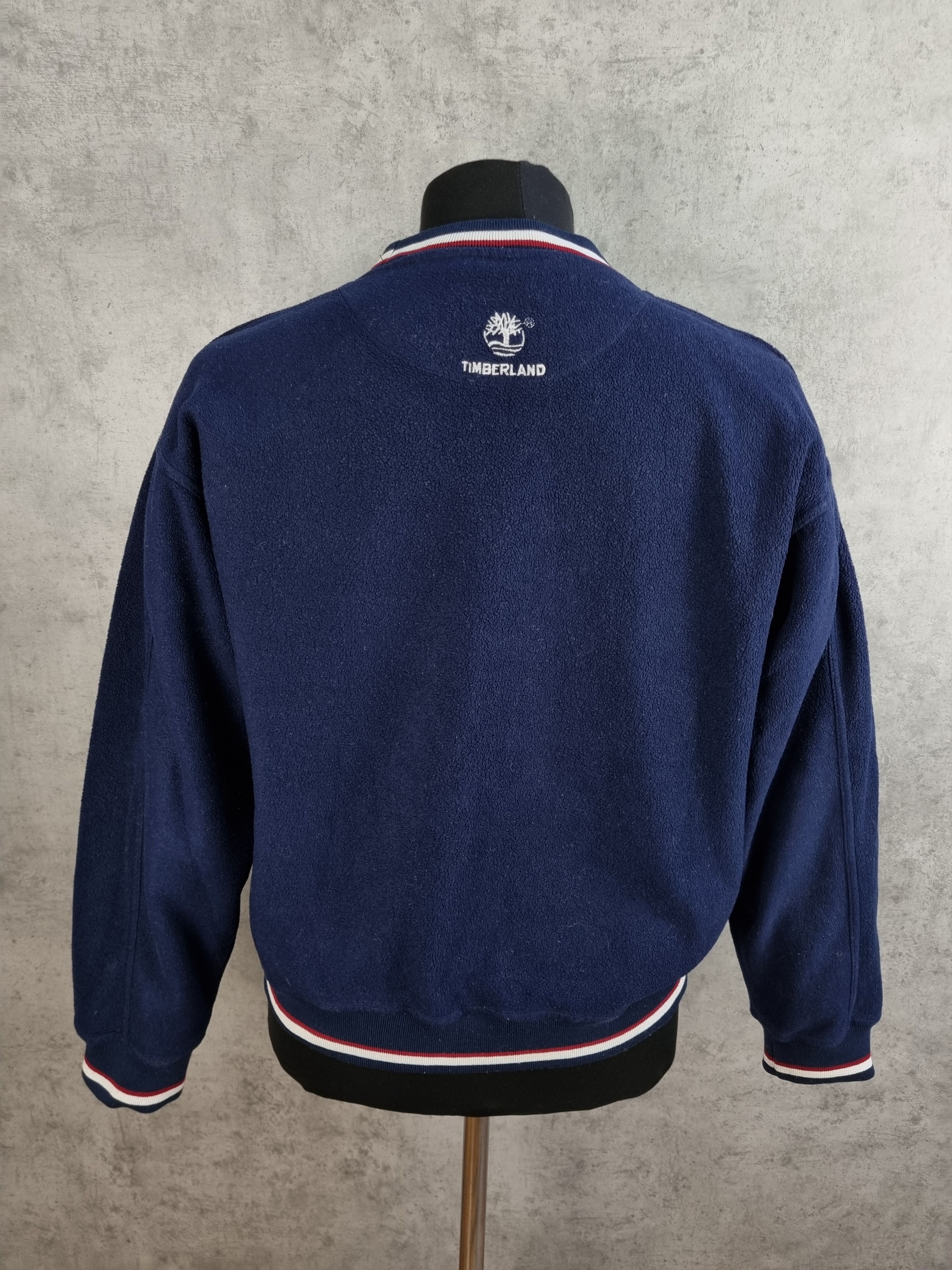 Timberland × Vintage Rare Fleece Vintage Timberland Logo Sweatshirt Size US M / EU 48-50 / 2 - 2 Thumbnail