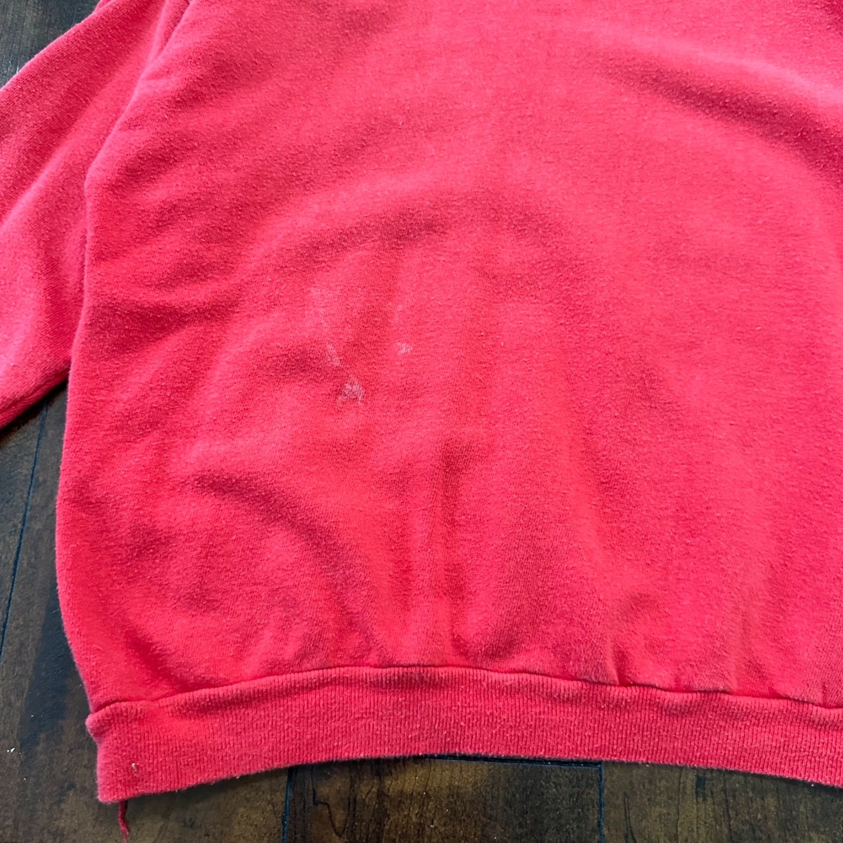 Vintage VINTAGE Casual Wear Sweatshirt Shirt Mens L Red Graphic Print 1960s 60s 70s All Seasons Pullover Crew Neck Fleece Acrylic United States Size US L / EU 52-54 / 3 - 3 Thumbnail