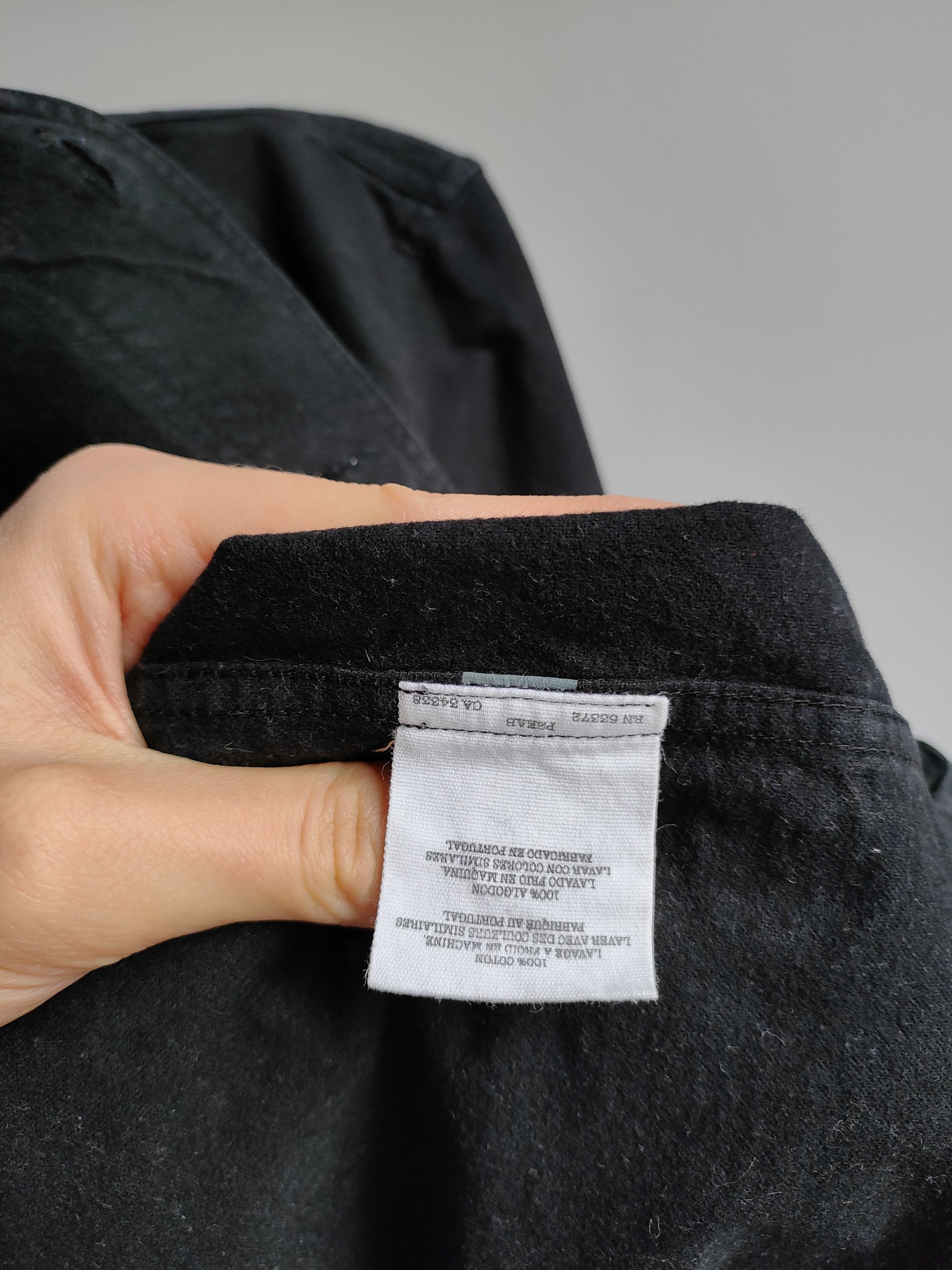 YMC YMC You Must Create Black Cotton Mandarin Collar Shirt Size US M / EU 48-50 / 2 - 5 Thumbnail