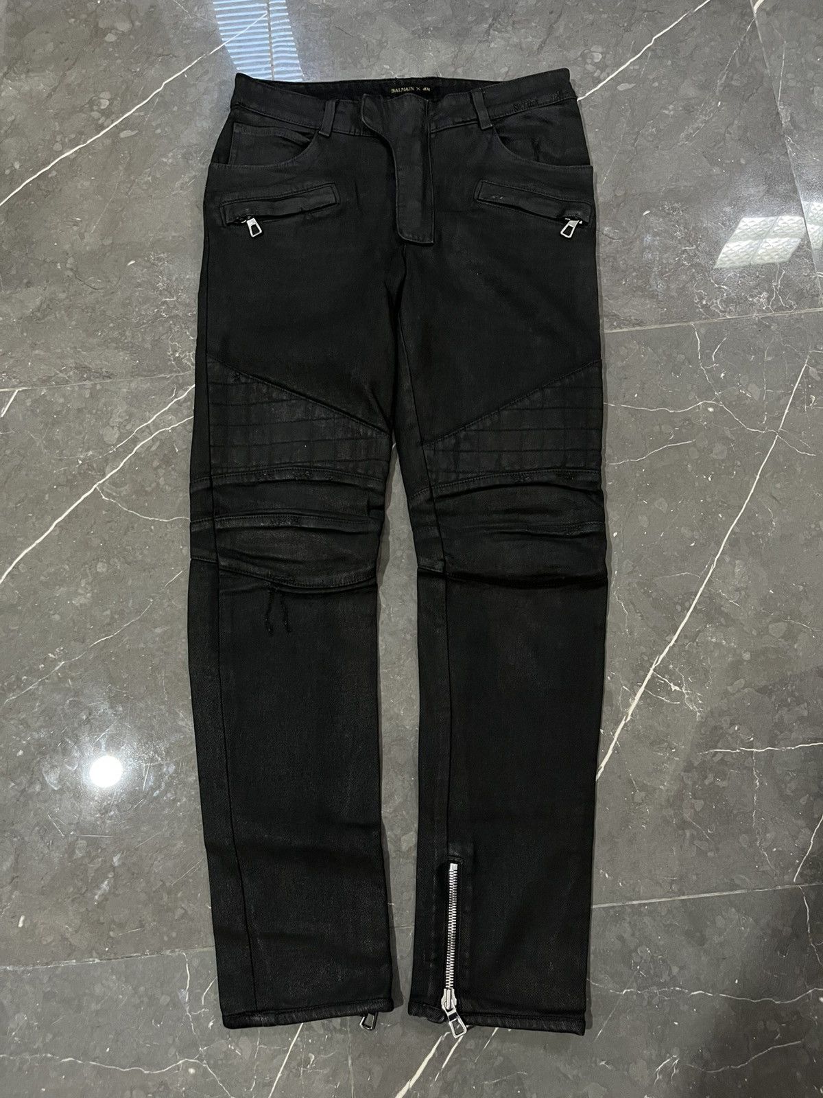 Balmain BALMAIN WAXED JEANS Size US 31 - 1 Thumbnail