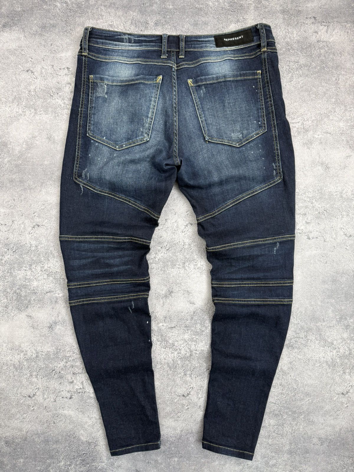 Represent Clo. Represent Biker Jeans Denim Pants Size US 32 / EU 48 - 20 Thumbnail