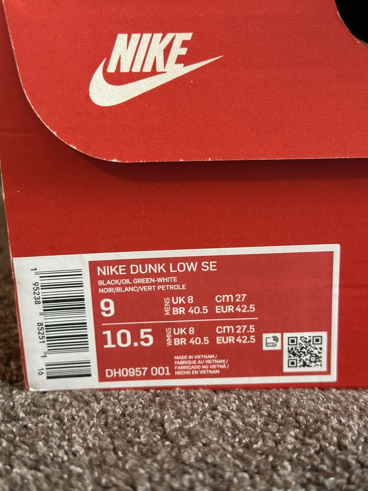 Nike “Crazy Camo” Nike Dunk Low Size US 9 / EU 42 - 8 Thumbnail