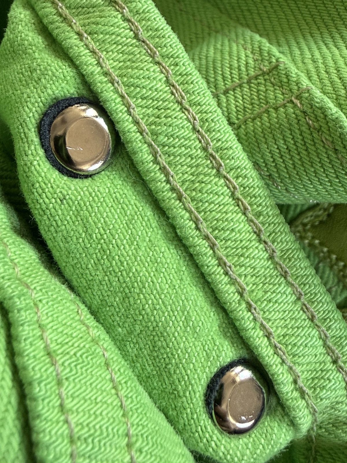 Chrome Hearts Chrome Hearts Lime Green 501 Patch Jeans Size US 33 - 19 Thumbnail