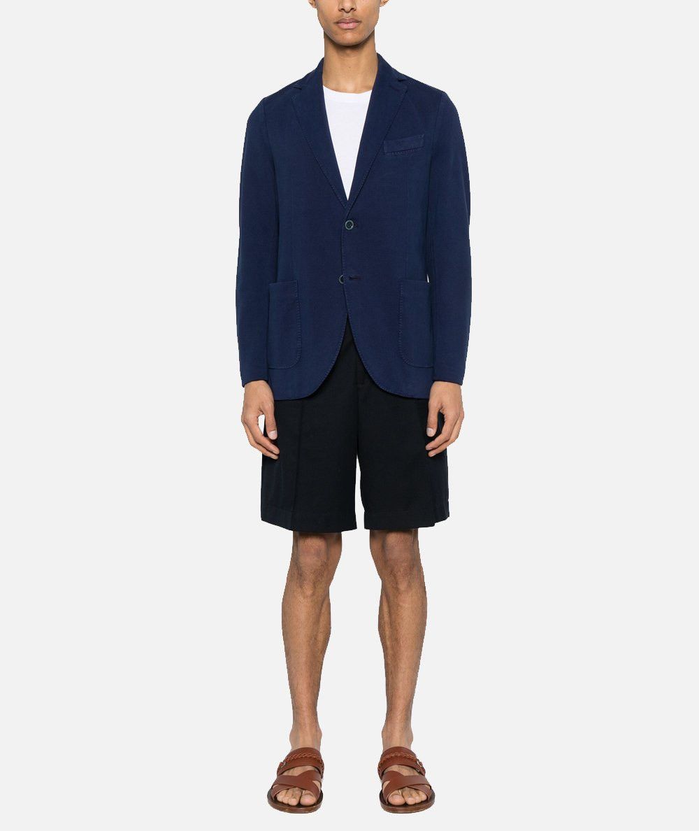 Circolo 1901 Circolo 1901 Cotton Stretch Blue Sport Blazer Jacket 52 Size US L / EU 52-54 / 3 - 2 Thumbnail