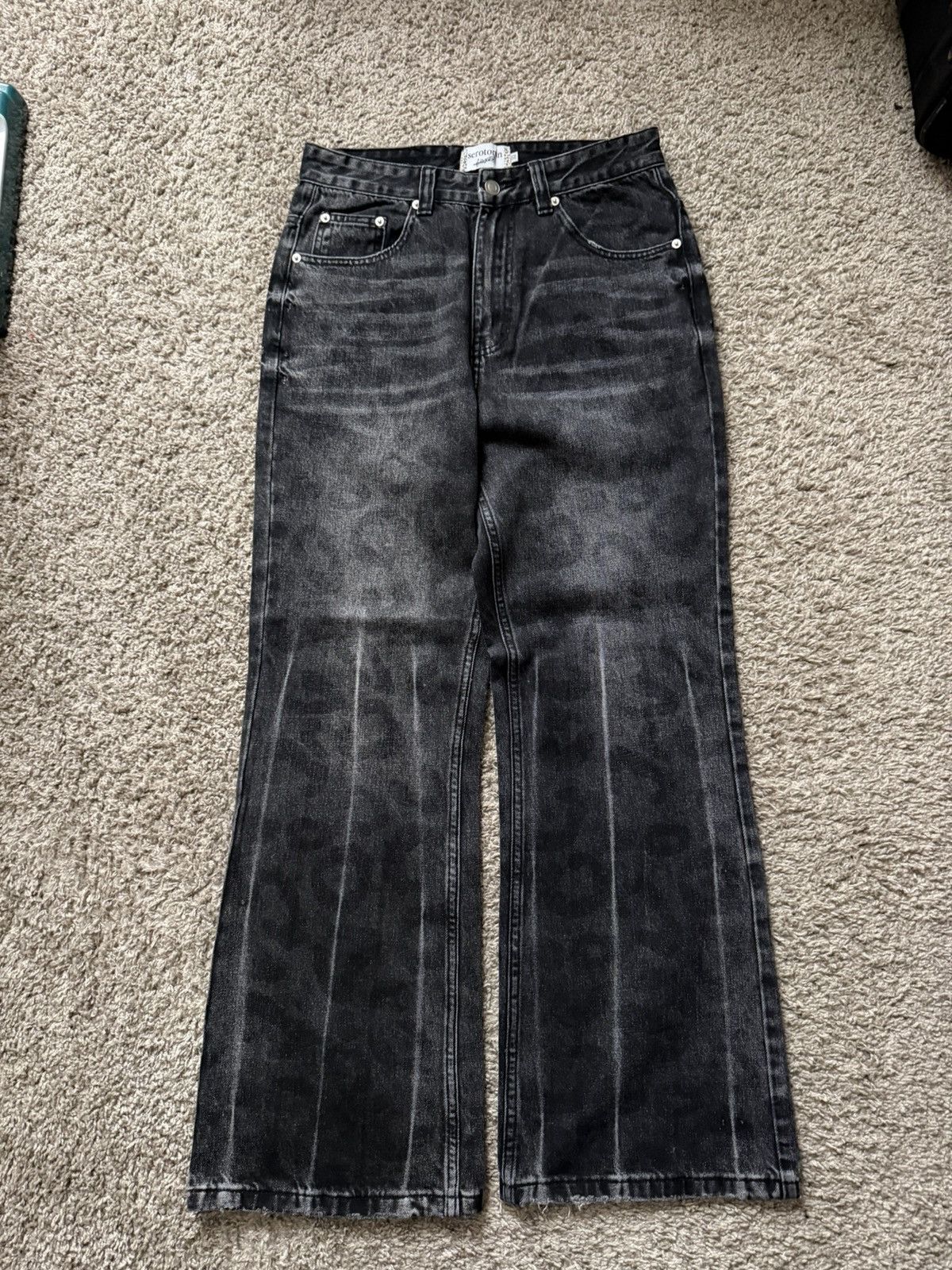 Other @Serotonin07_ Leopard Denim Size US 32 / EU 48 - 1 Thumbnail