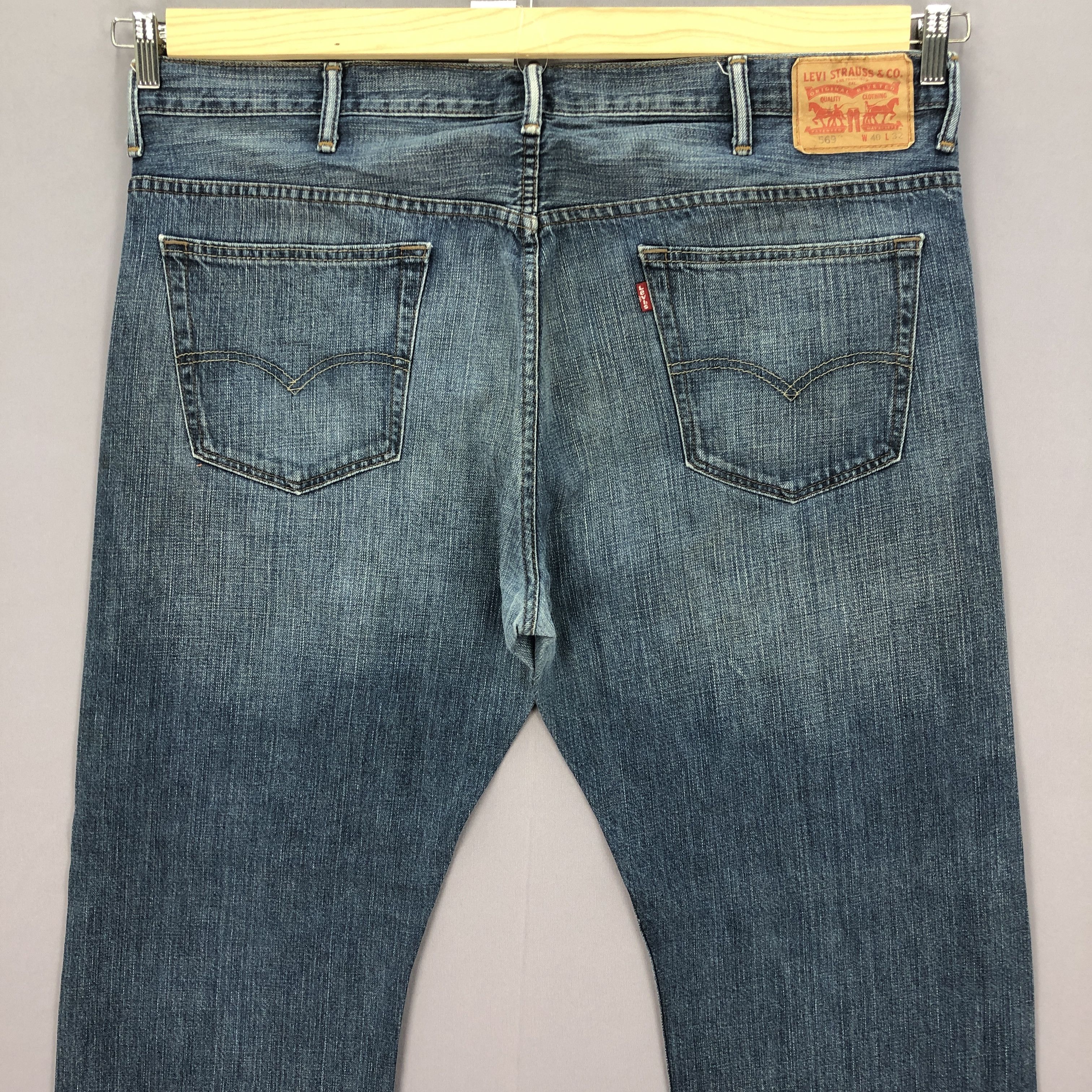 Levi's × Vintage Vintage Levis Baggy Jeans Levi's Faded Light Wash Denim Size US 44 / EU 60 - 4 Thumbnail