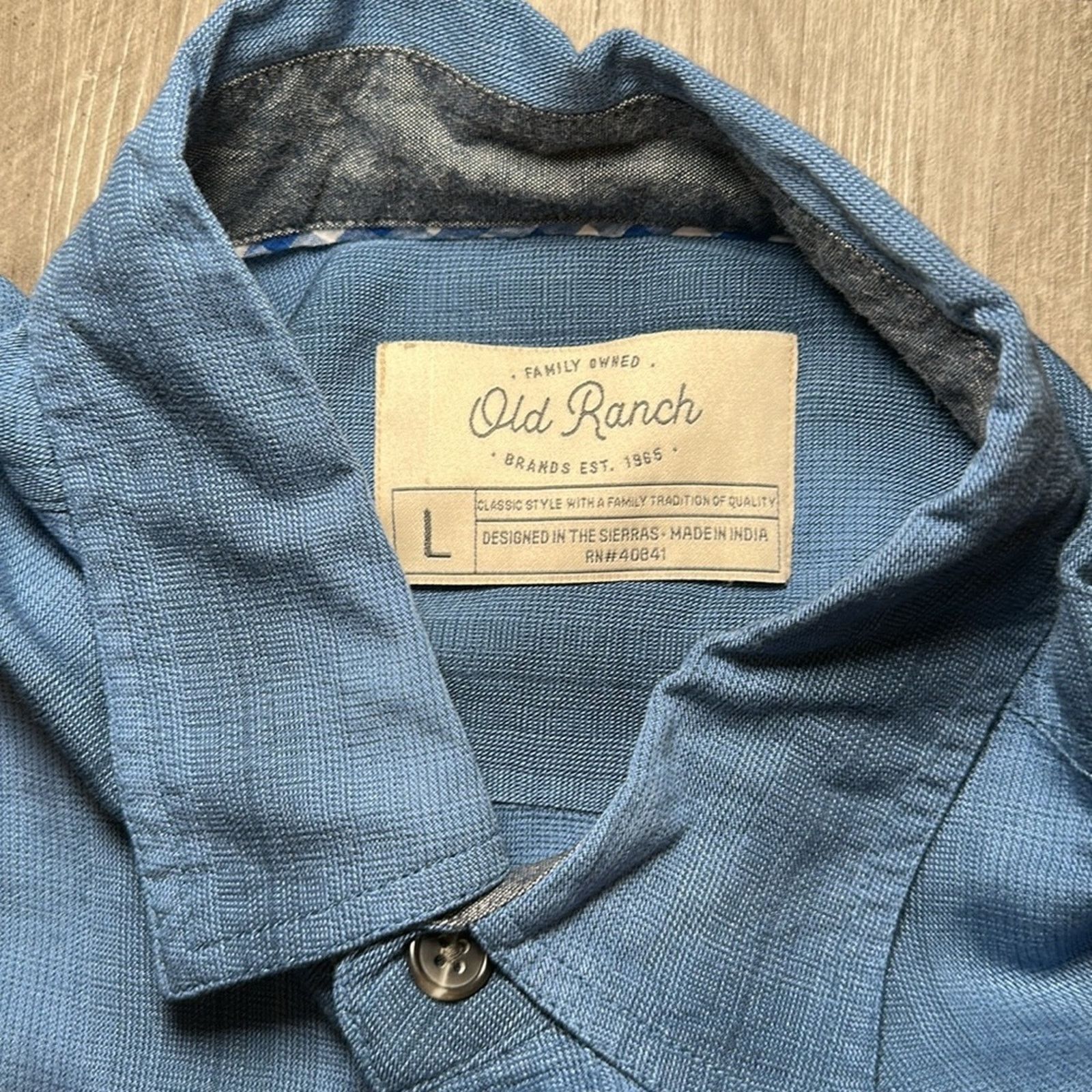 Other Old Ranch Long Sleeve Button Down (NWOT) - Large Size US L / EU 52-54 / 3 - 7 Thumbnail