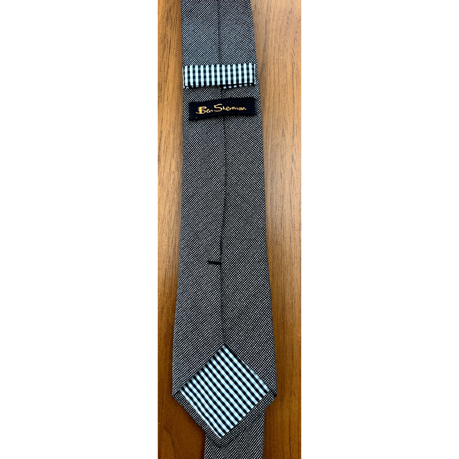 Ben Sherman Ben Sherman Silver Men's Tie 58" Size ONE SIZE - 2 Thumbnail