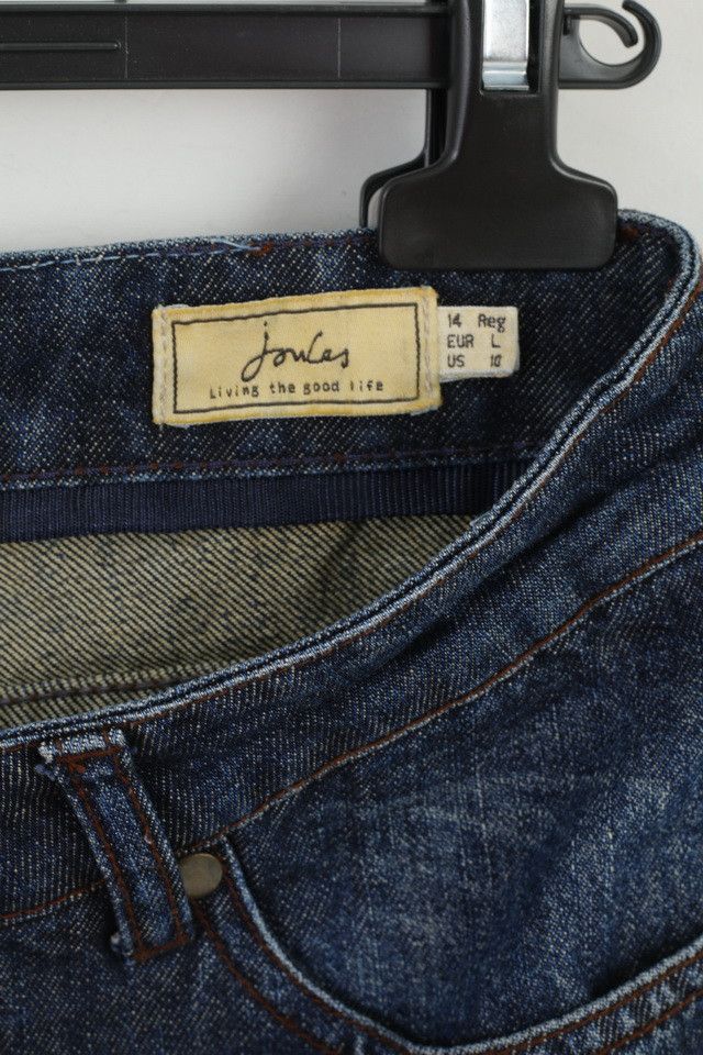 Vintage Joules Womens 14 L Jeans Trousers Navy Denim 2813 Size 32" / US 10 / IT 46 - 5 Thumbnail