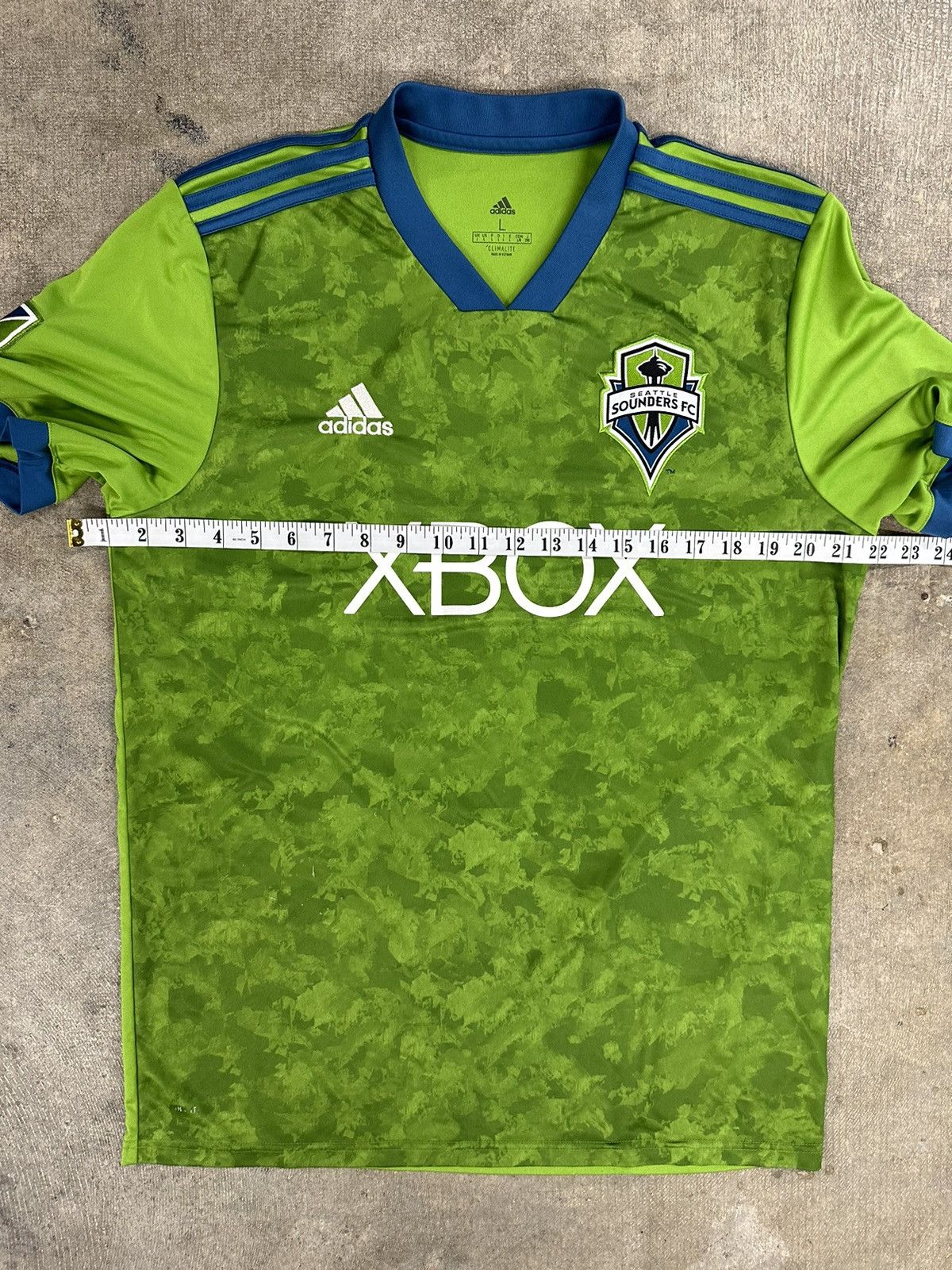 Adidas 2018 Adidas Seattle Sounders Soccer Jersey Kit Maglia Size US L / EU 52-54 / 3 - 9 Thumbnail
