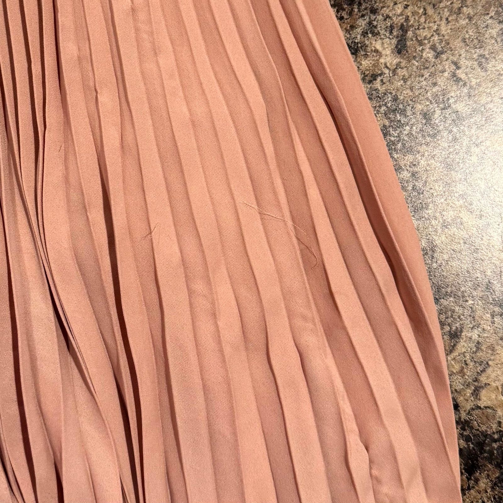 Nanette Lepore NWT Nanette Lepore Maxi Dress Pleated Smock High Neck Pink 8 Size M / US 6-8 / IT 42-44 - 6 Thumbnail