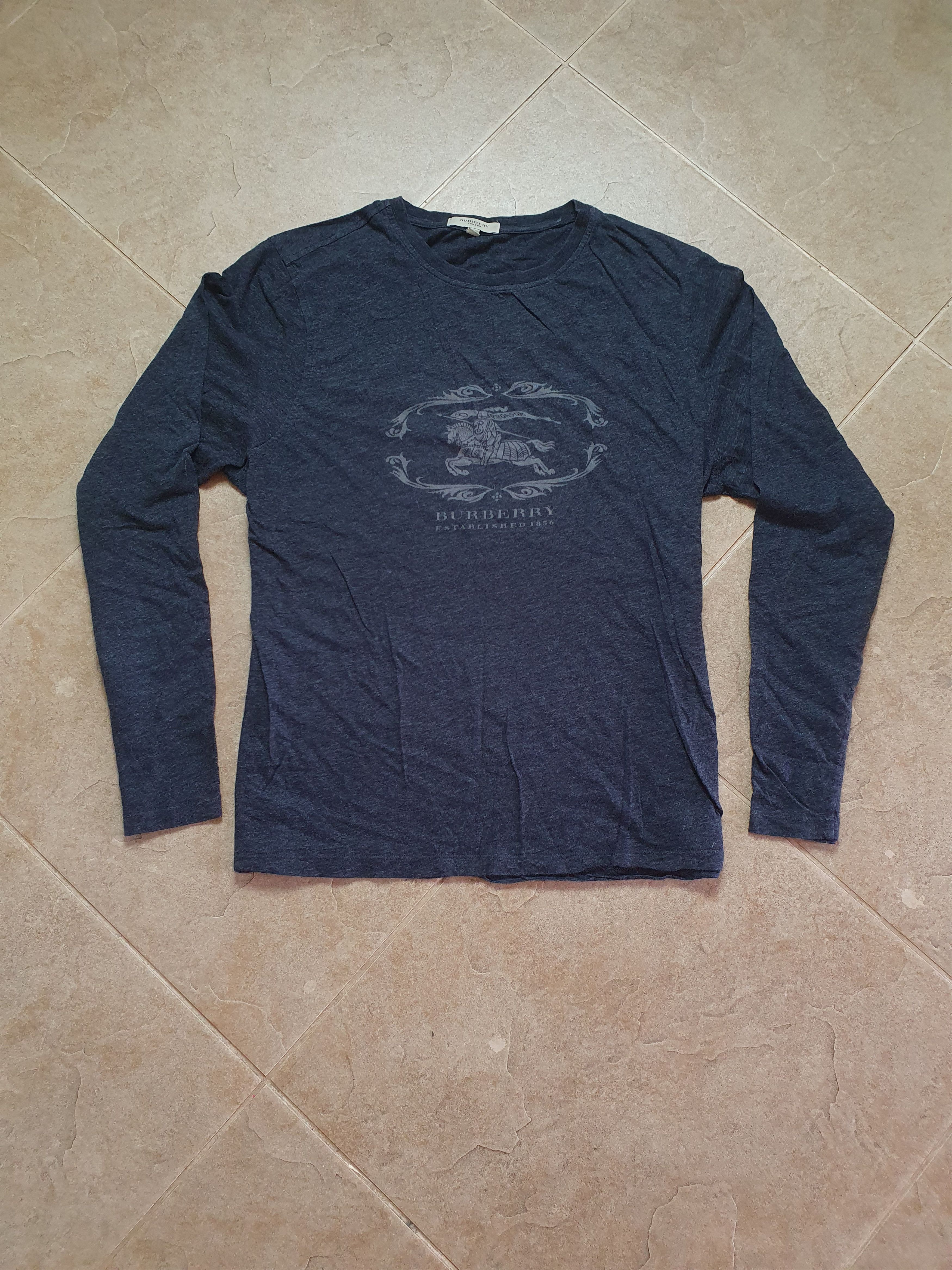 Burberry Vintage women's sweatshirt Burberry London Logo Longsleeve Size L / US 10 / IT 46 - 9 Thumbnail