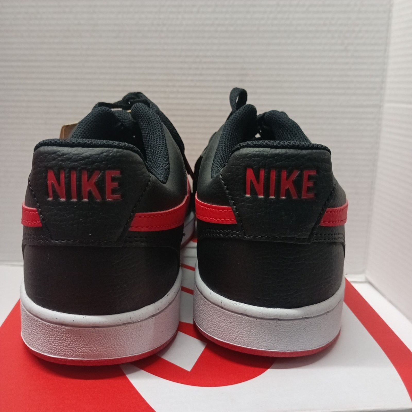 Nike Nike Court Vision Lo NN Shoes Men's Size 10 Black Red White Size US 10 / EU 43 - 5 Thumbnail